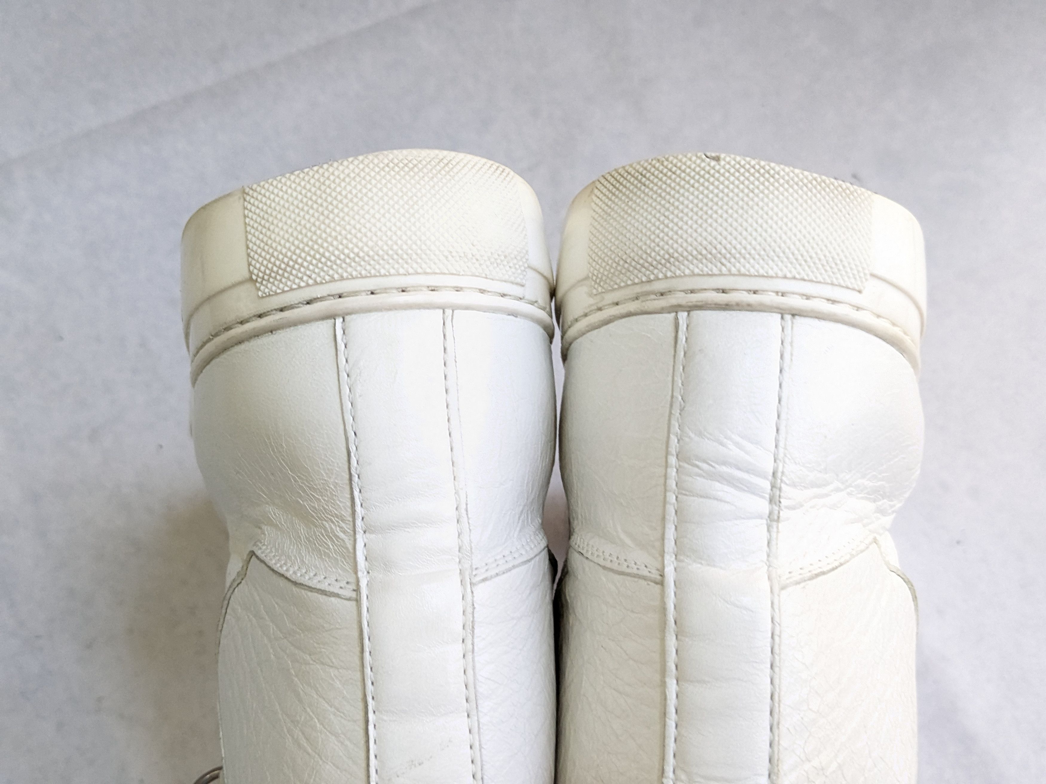 Balenciaga Balenciaga Arena Sneakers White 12 High Tops Leather Size US 12 / EU 45 - 17 Thumbnail