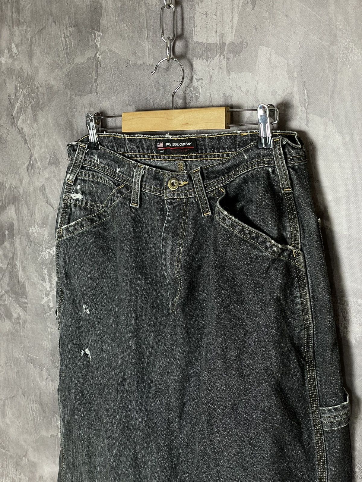 Japanese Brand × Polo Ralph Lauren × Vintage Y2K Polo Jeans Company Streetwear Retro Cargo Jeans Size US 33 - 5 Thumbnail