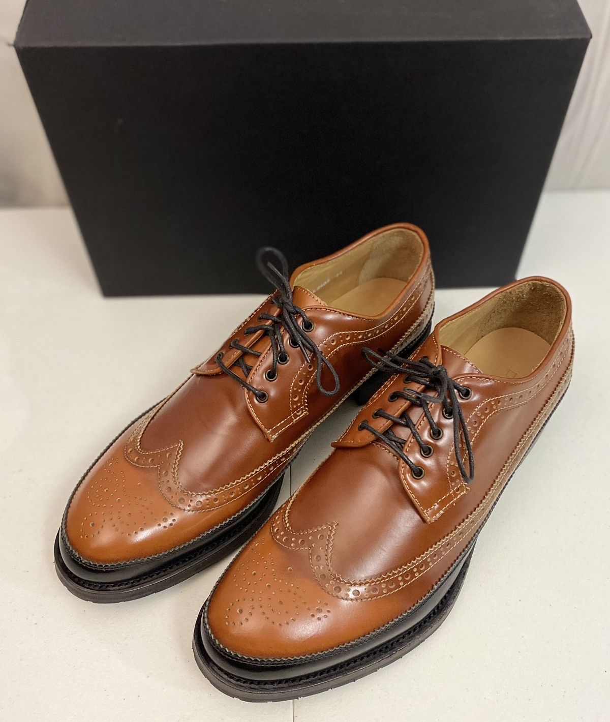 Dsquared2 Dsquared2 🇮🇹 Brown Leather Wingtip Mudguard Brogue 11 NEW Size US 11 / EU 44 - 16 Thumbnail