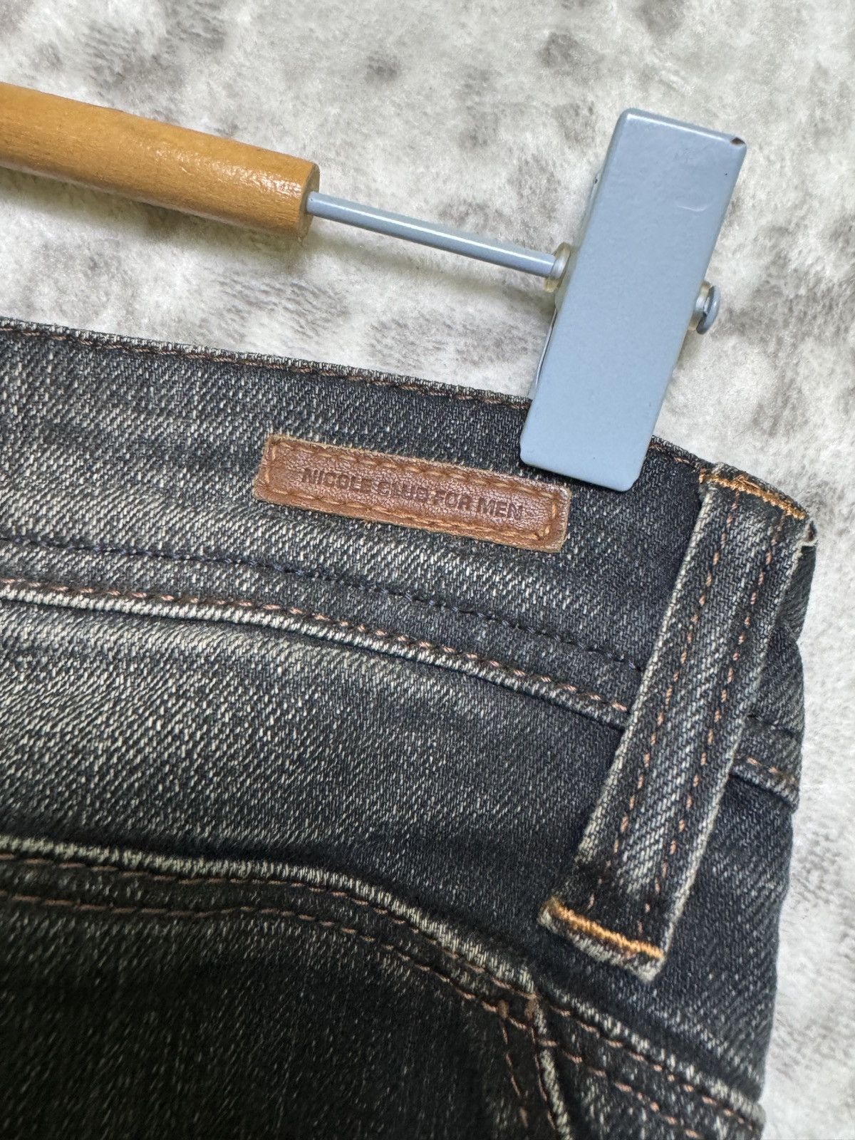 Nicole Club Nicole Club for Men Distressed Washed Zipper Pocket Denim Size US 30 / EU 46 - 16 Thumbnail