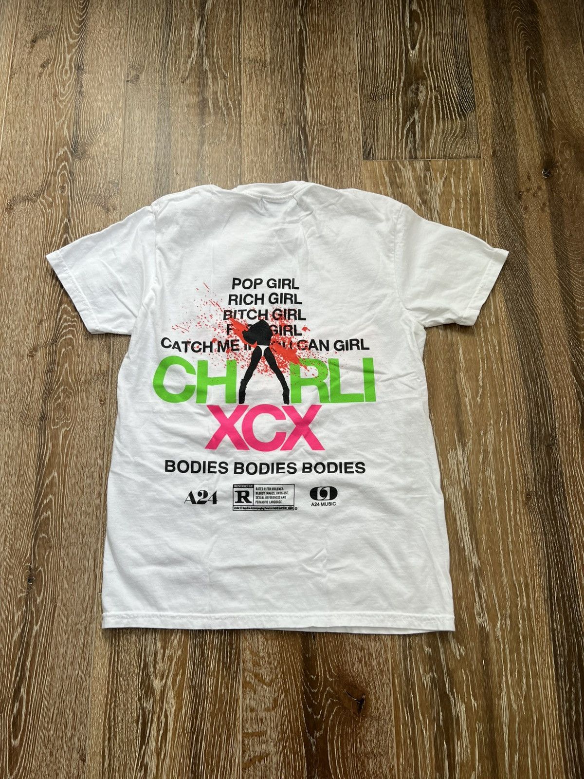 A24 Charli XCX x A24 "Hot Girl" bodies bodies bodies movie tee Size US S / EU 44-46 / 1 - 2 Thumbnail