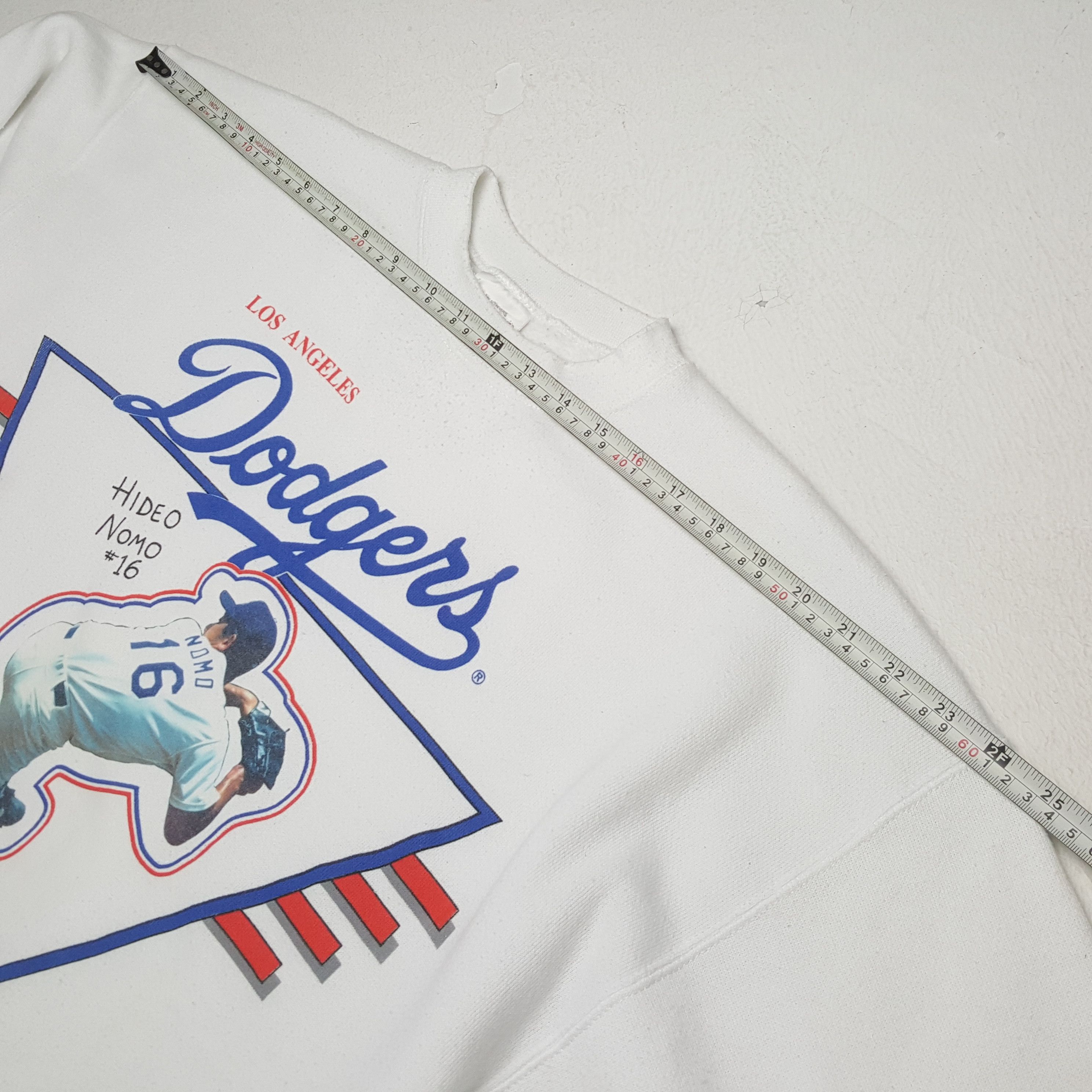 MLB × Vintage Vintage 90's LOS ANGELES DODGERS Basketball Team Sweatshirts Size US L / EU 52-54 / 3 - 4 Thumbnail