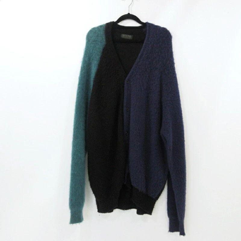 Yohji Yamamoto syte Yohji Yamamoto COLOR PANELING MOHAIR CARDIGAN Size US L / EU 52-54 / 3 - 1 Thumbnail