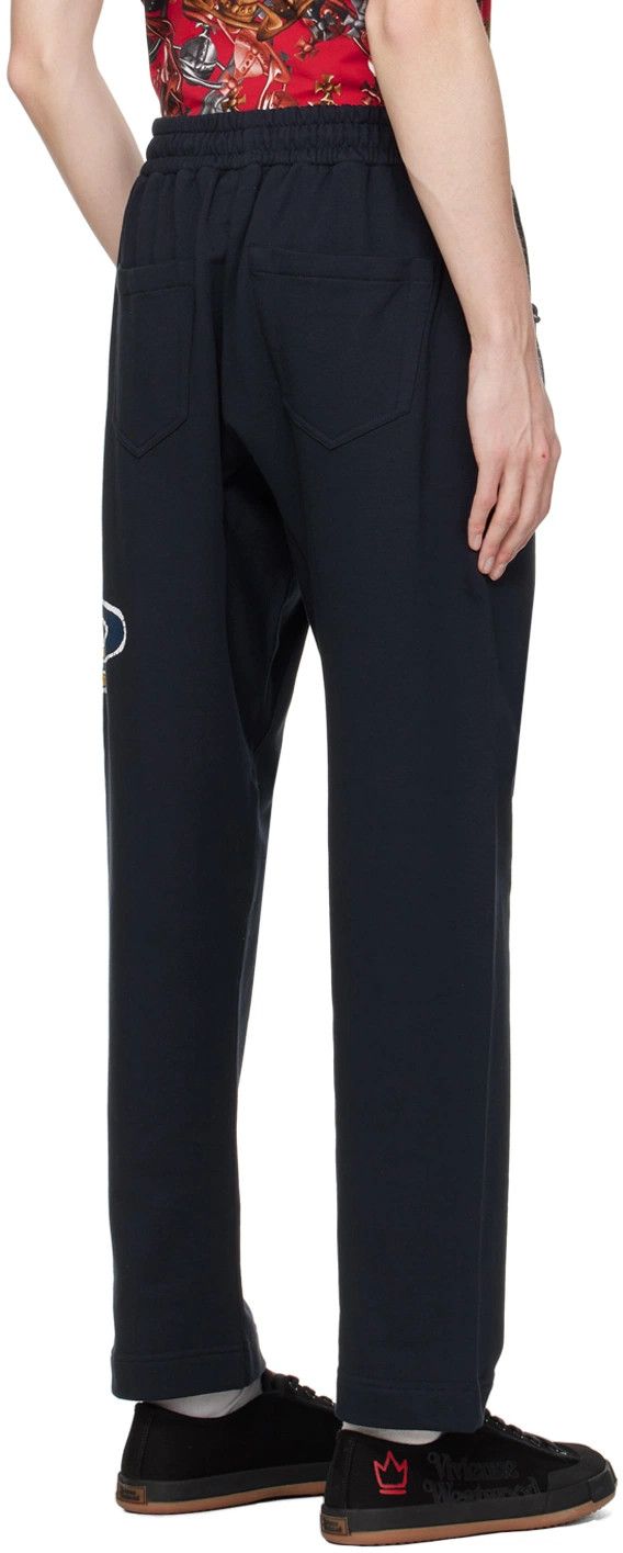 Vivienne Westwood o1y0525 Logo Jogger & Sweatpant in Midnight Blue Size US 30 / EU 46 - 3 Thumbnail