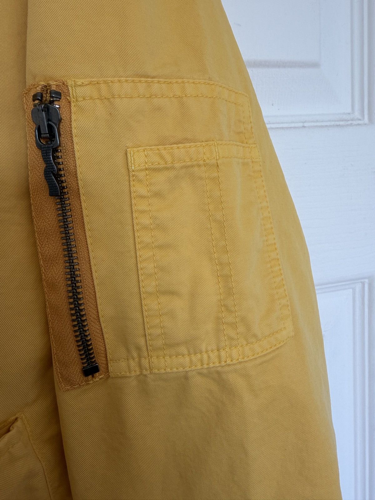 Nudie Jeans Yellow Utilitarian Bomber Size US XL / EU 56 / 4 - 5 Thumbnail