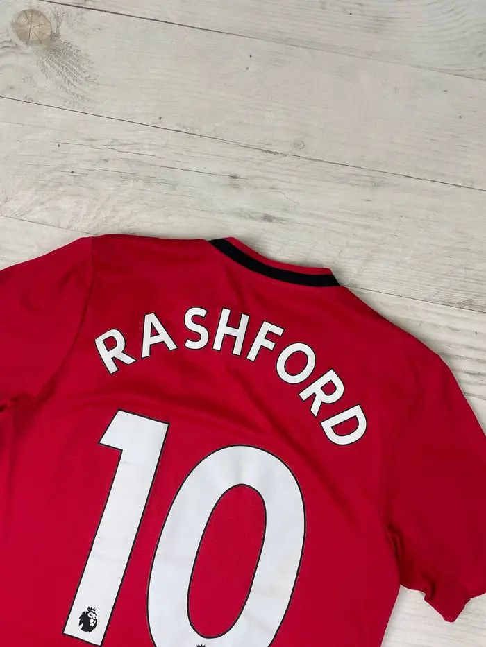 Adidas Manchester United 2019 2020 Rashford #10 Home Shirt Jersey Size US S / EU 44-46 / 1 - 13 Thumbnail