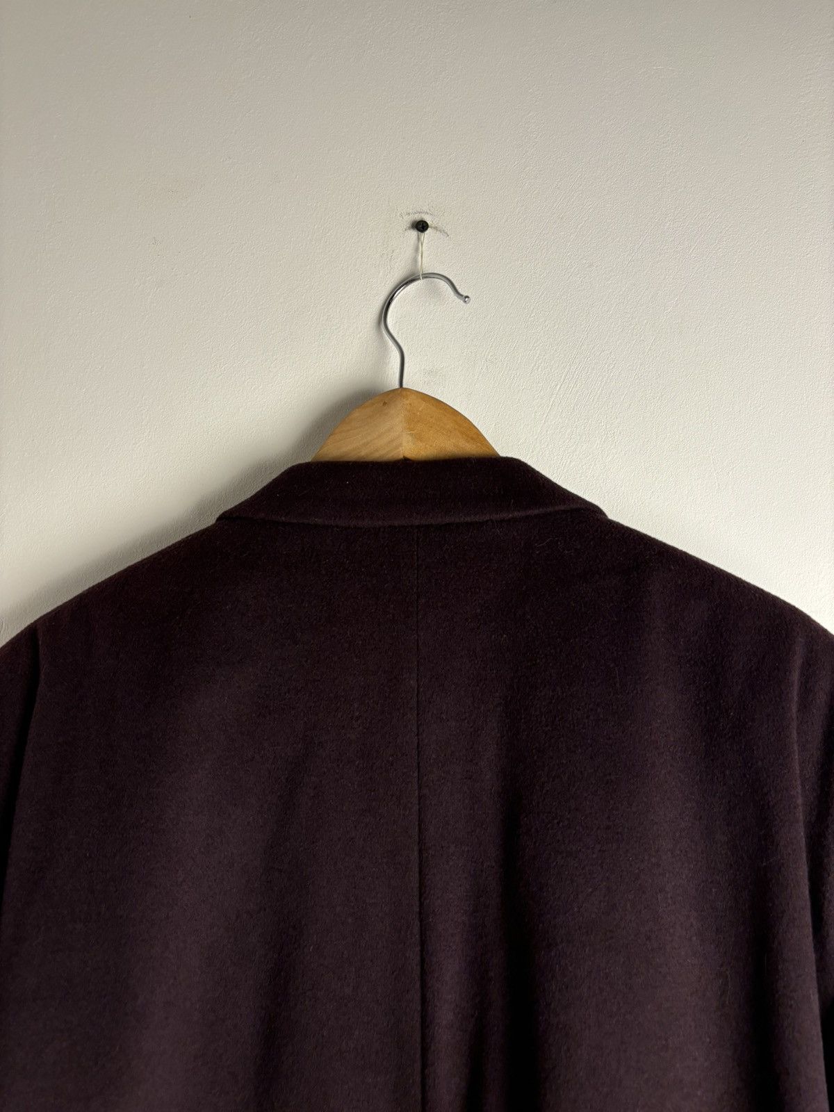 Vintage Vintage Jean Benson Cashmere Purple Double Breasted Blazer Size 54L - 10 Thumbnail