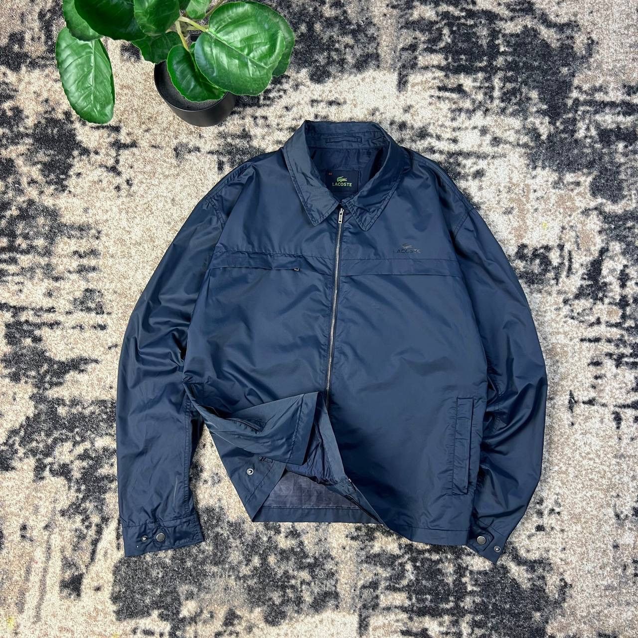 Lacoste Vintage Y2K Lacoste Mini Logo Zip Up Light Jacket Size US XL / EU 56 / 4 - 1 Thumbnail