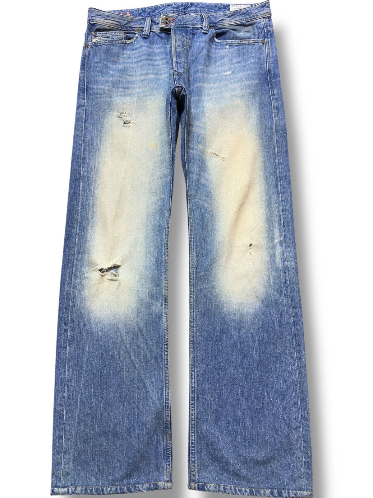 Diesel Black Gold Vintage Diesel Viker-R-Box Mudwash Grunge Denim Size US 36 / EU 52 - 1 Thumbnail