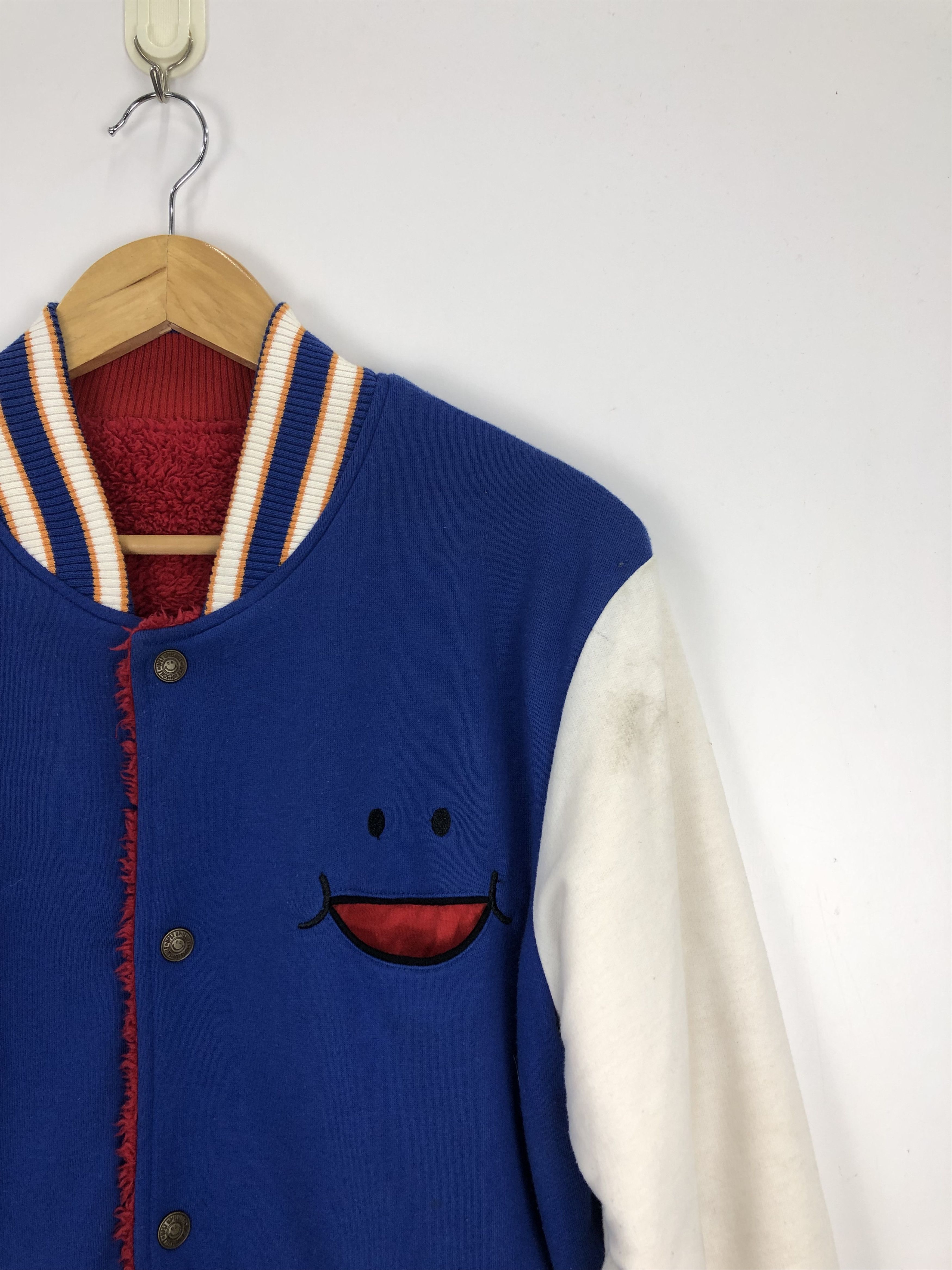 Japanese Brand Vintage Japanese Brand Button Up Bomber Wool Jacket JA0105 Size US M / EU 48-50 / 2 - 4 Thumbnail