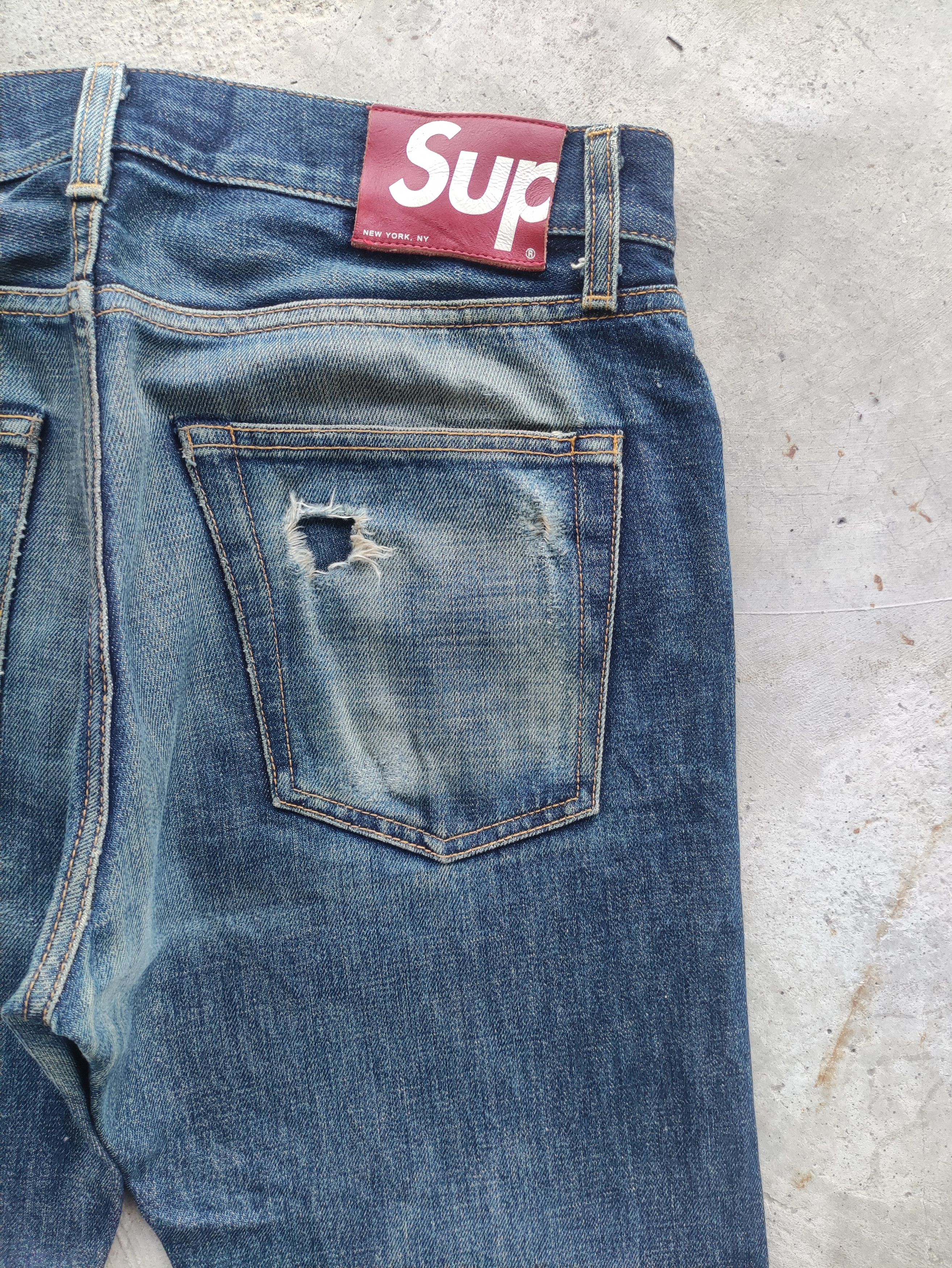 Supreme Vintage Supreme Button Selvedge Distressed Rusty Denim Size US 34 / EU 50 - 16 Thumbnail