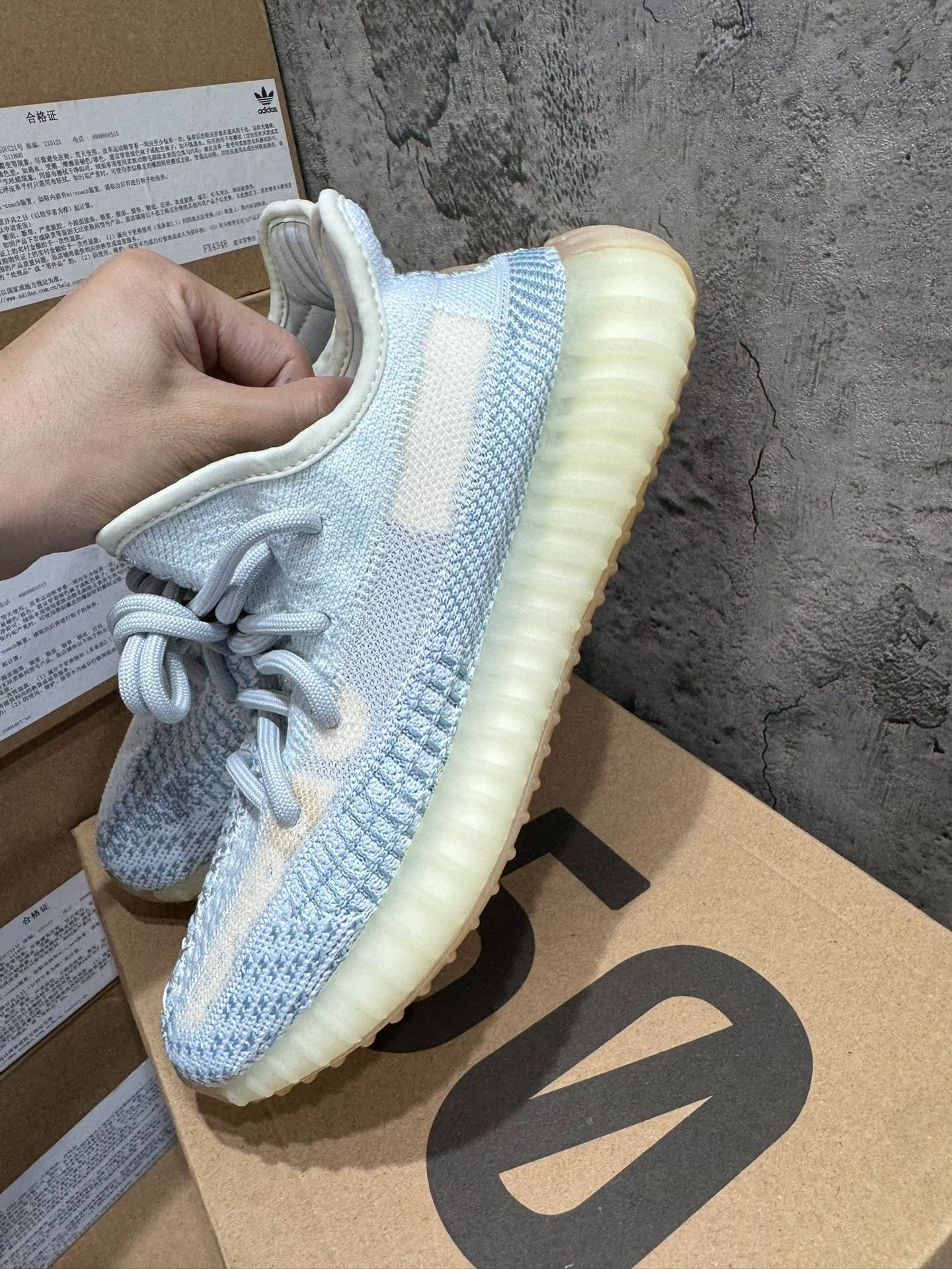 Adidas Adidas YEEZY350 White Lowtop Sneakers 37 Men Size US 5 / EU 37 - 1 Thumbnail