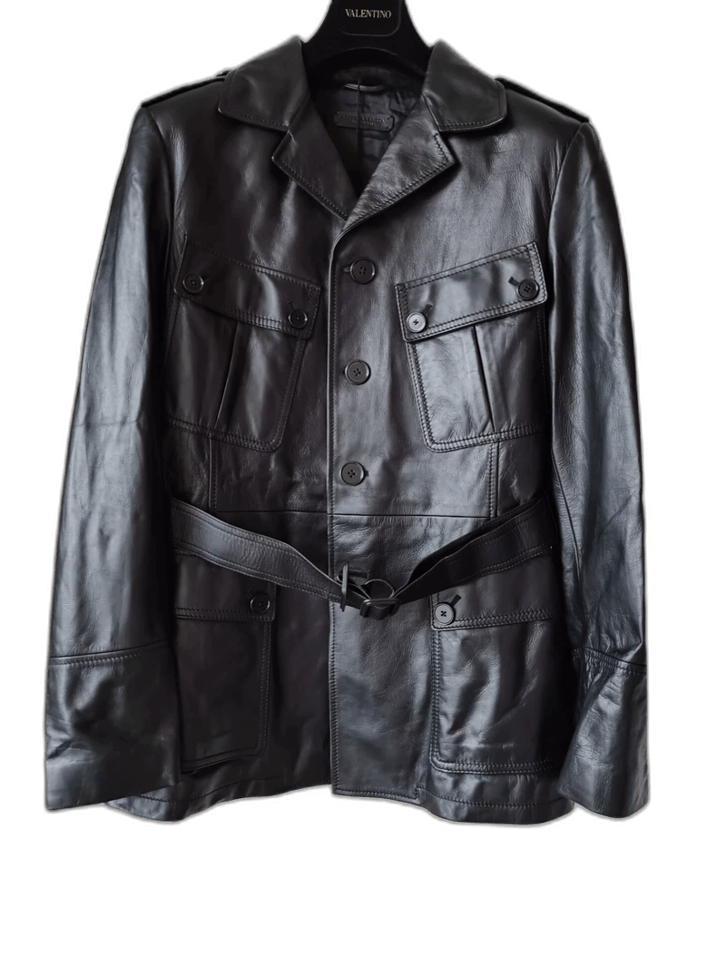 Bottega Veneta Bottega Veneta Runway Leather Jacket Size US XL / EU 56 / 4 - 1 Thumbnail