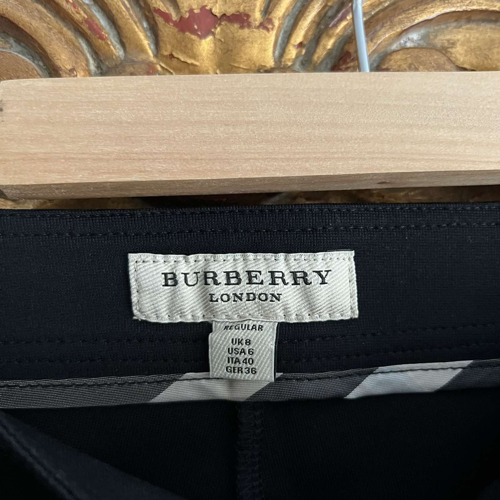 Burberry VTG Burberry Black Multipocket Pants Size 27" / US 4 / IT 40 - 4 Thumbnail