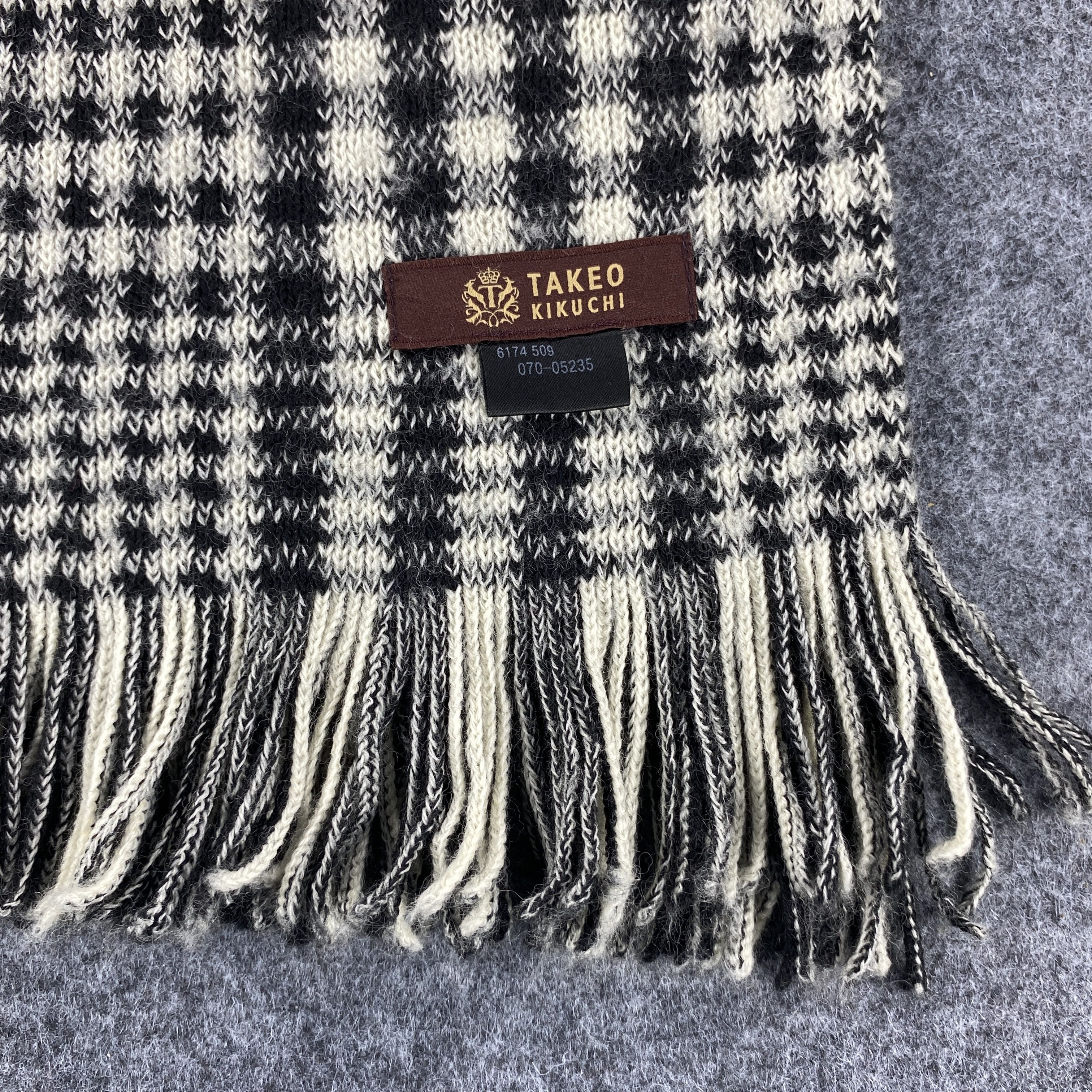 Takeo Kikuchi × Vintage Takeo Kikuchi Scarf # Muffler # Neckwear # D430 Size ONE SIZE - 2 Thumbnail
