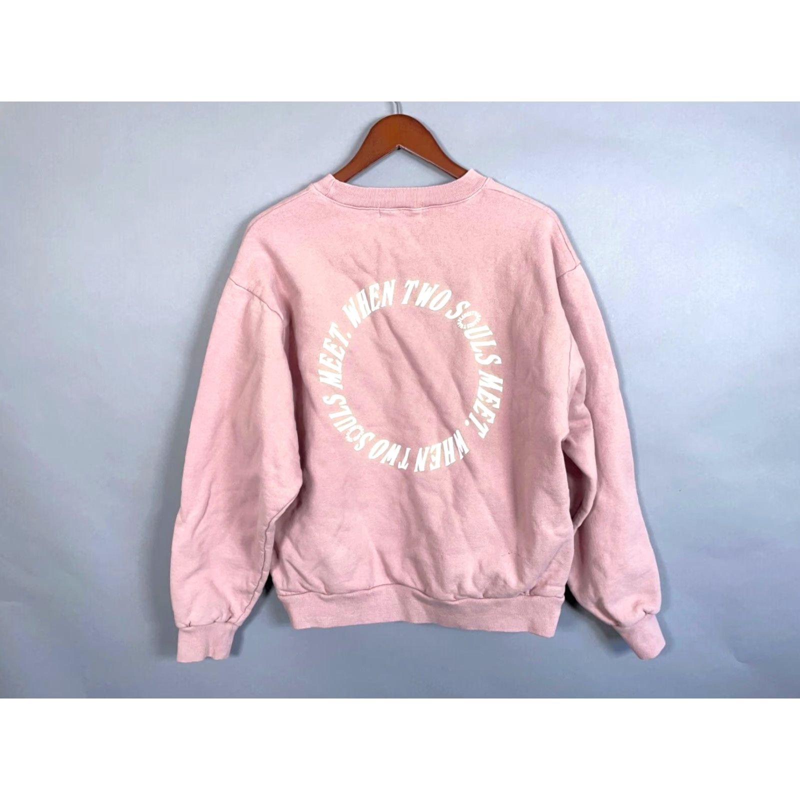 Doublet twinflames Staples Crewneck Sweatshirt Women's Medium Pink Double-Sided Print Size M / US 6-8 / IT 42-44 - 2 Thumbnail