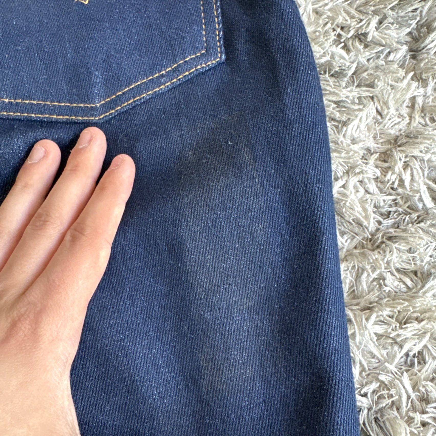 Levi's VINTAGE Levi's Jeans 90s Blue Denim Men’s 42x32 Straight Brown Tab HTF BNWT Deadstock Rare Size US 42 / EU 58 - 4 Thumbnail
