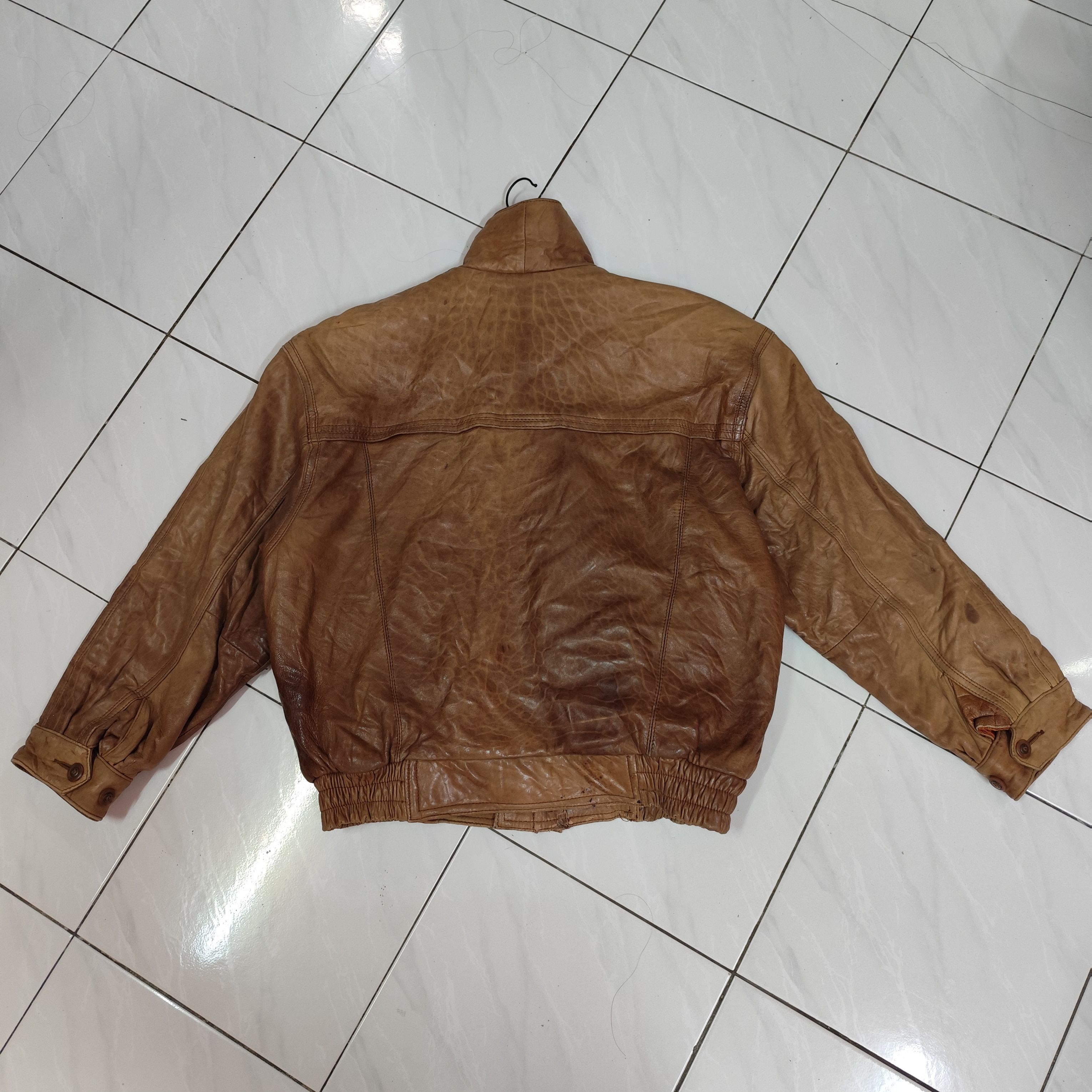 Designer × Japanese Brand × Vintage VINTAGE D'HOMME A HOMME SHEEPSKIN LEATHER JACKET Size US M / EU 48-50 / 2 - 13 Thumbnail