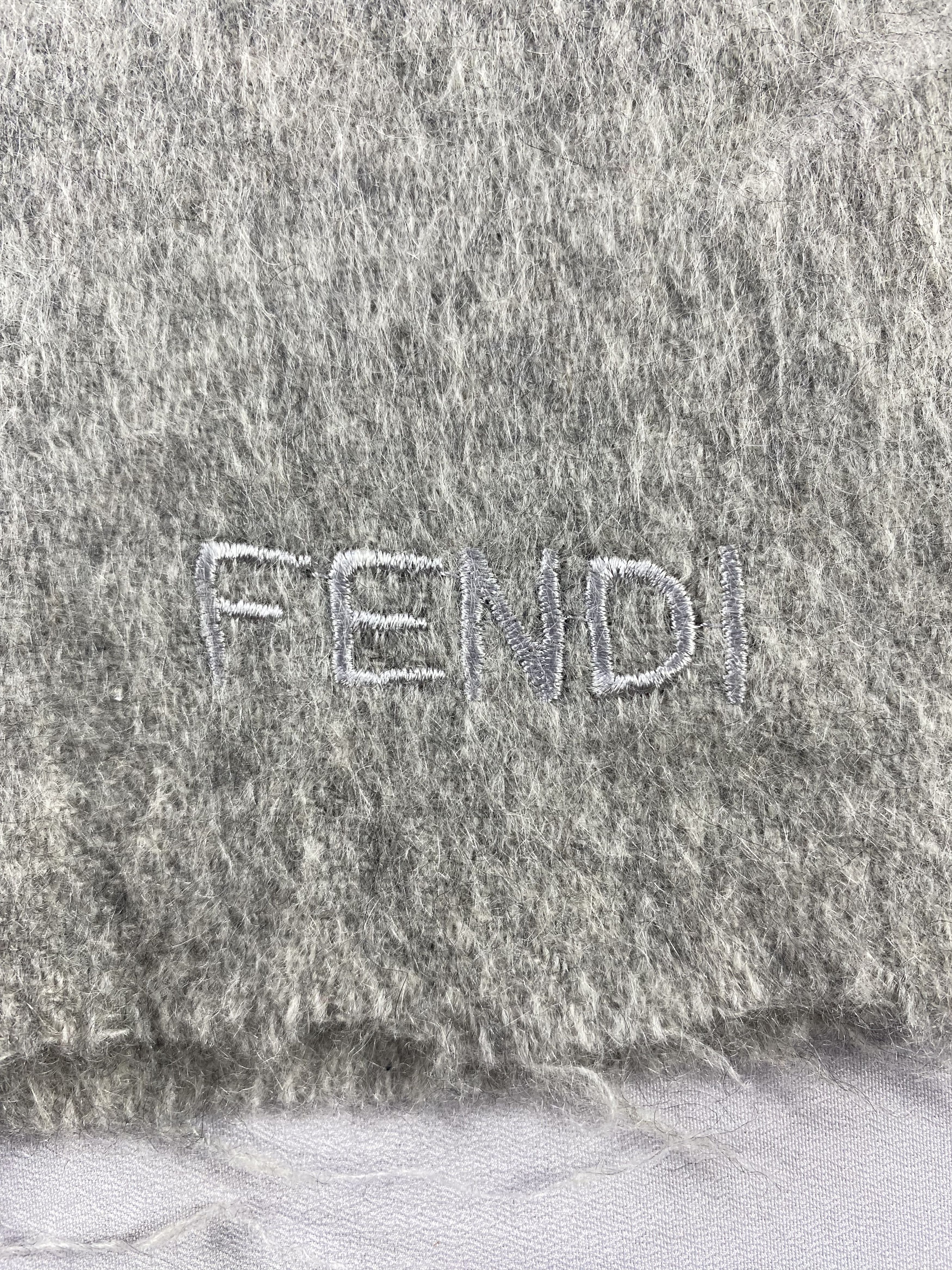 Fendi × Vintage Fendi Scarf / Muffler / Neckwear - WW1527 Size ONE SIZE - 2 Thumbnail