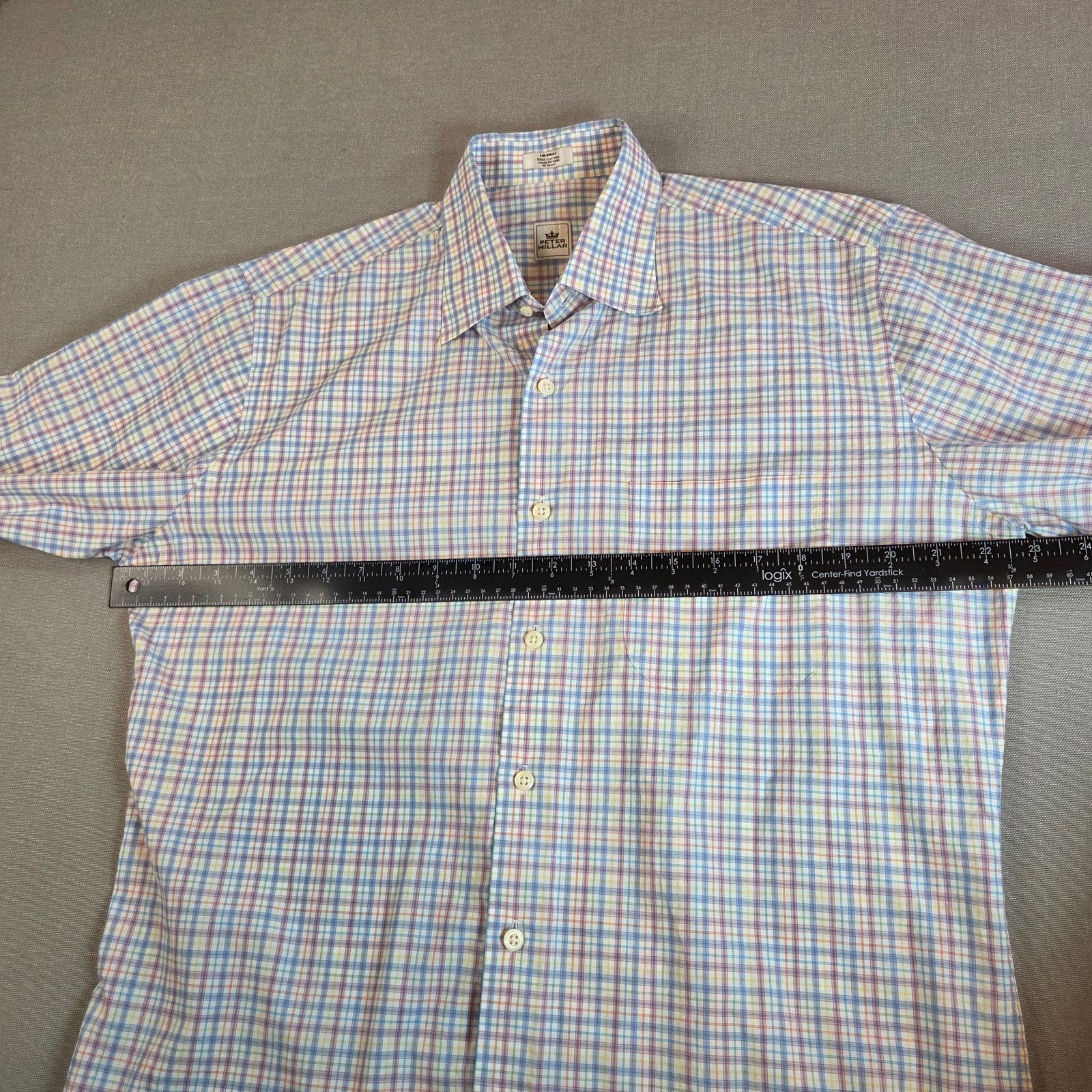 Peter Millar Peter Millar Plaid Cotton Button Down M Size US M / EU 48-50 / 2 - 8 Thumbnail