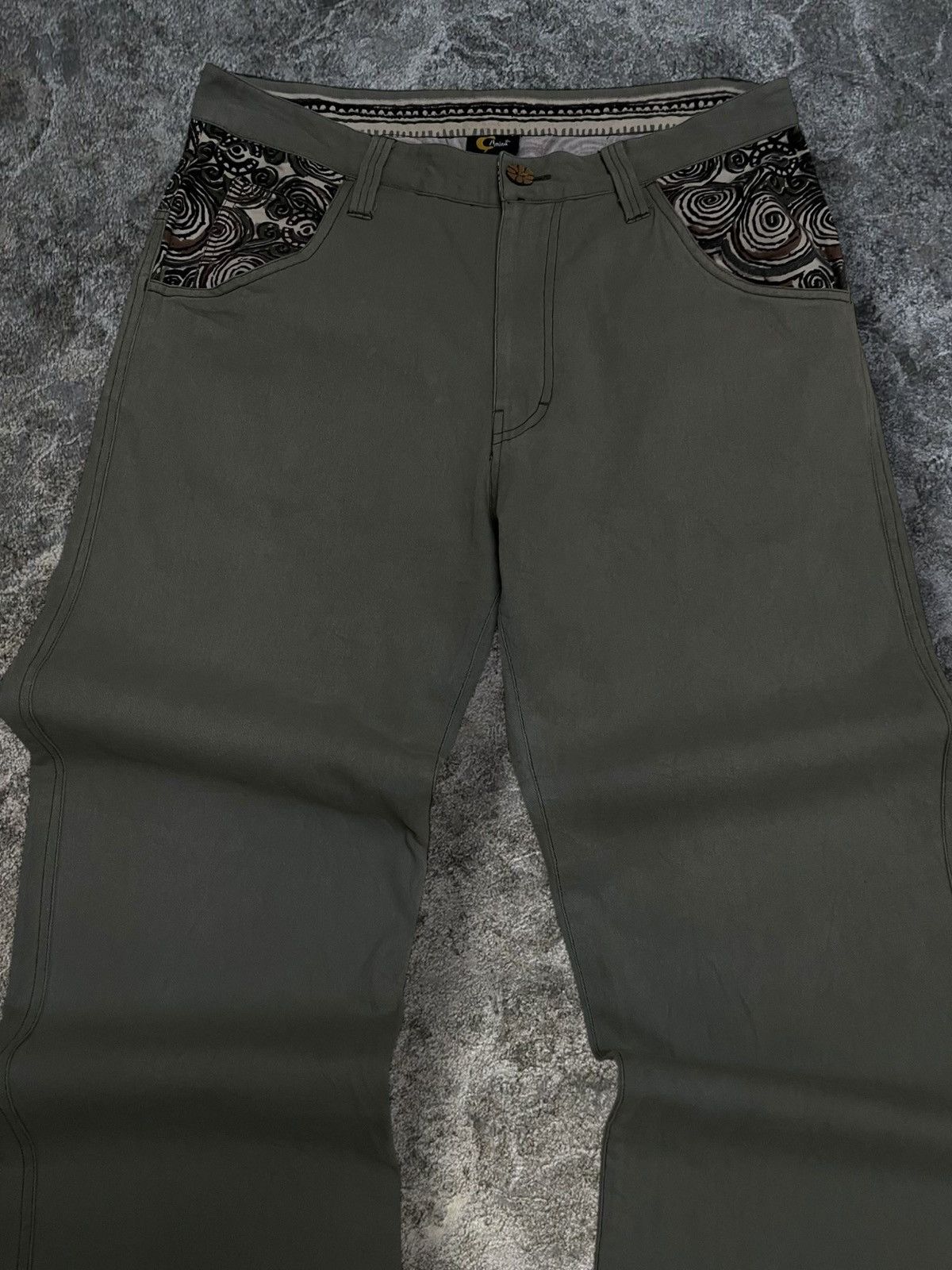 Japanese Brand 1990S Vintage Designer Camina Art Historical Kuno Pant Style Size US 32 / EU 48 - 7 Thumbnail