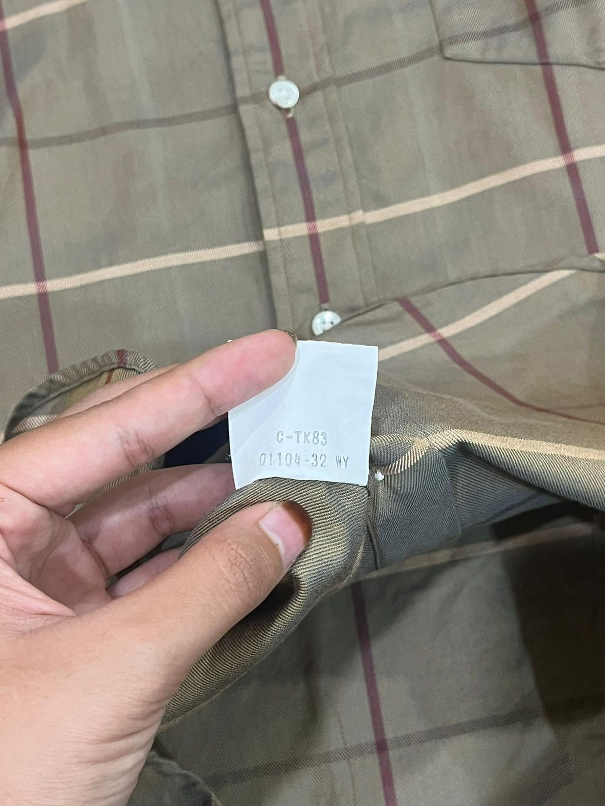 Burberry × Vintage Burberry Nova Check Shirt Size US S / EU 44-46 / 1 - 6 Thumbnail