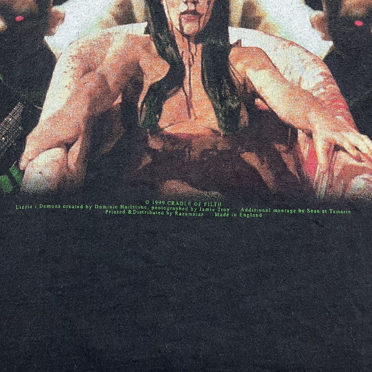 Band Tees Vintage 1999 Cradle Of Filth Canvas For A Lick Of Pain Size US XL / EU 56 / 4 - 5 Thumbnail