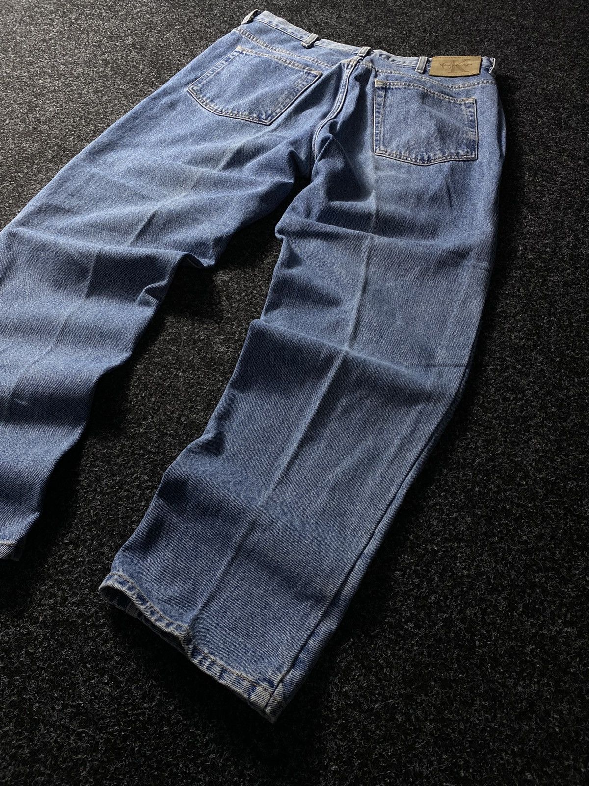 Calvin Klein × Vintage Crazy Vintage Y2K 00s Baggy Calvin Klein Skater Denim Jeans Size US 36 / EU 52 - 11 Thumbnail