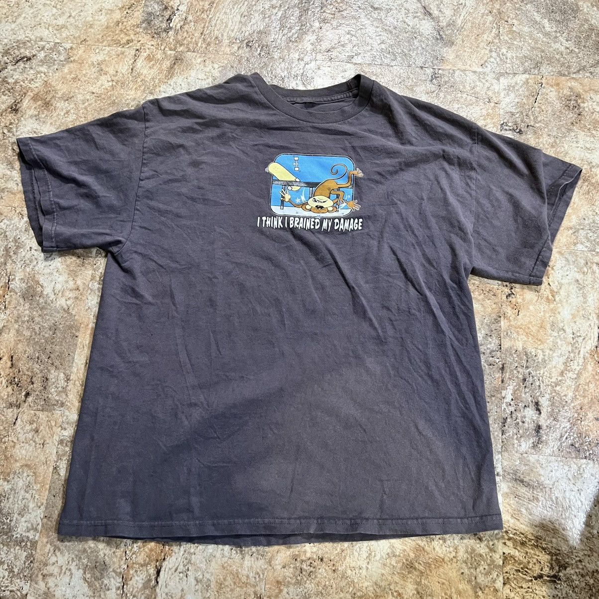 Vintage Vintage I think I brained my damage tee Size US L / EU 52-54 / 3 - 1 Thumbnail