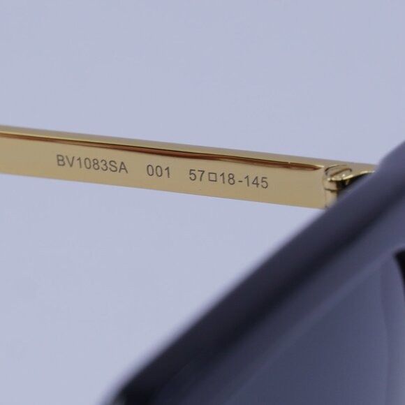 Bottega Veneta Bottega Veneta BV1083SA 001 Sunglasses Black/Gold Square Fra Size ONE SIZE - 7 Thumbnail
