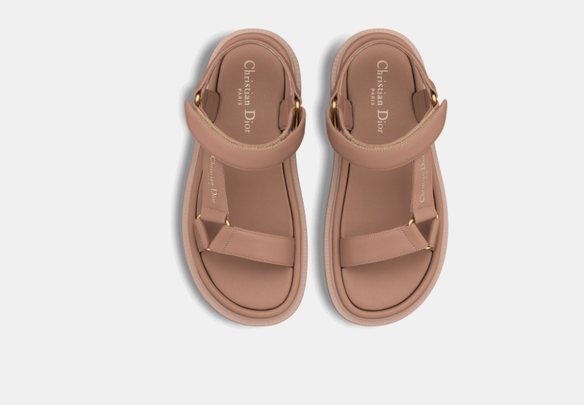 Dior o1w1db10126 KCQ893 D-Wave Sandals in Powder Pink Size US 6 / IT 36 - 3 Thumbnail