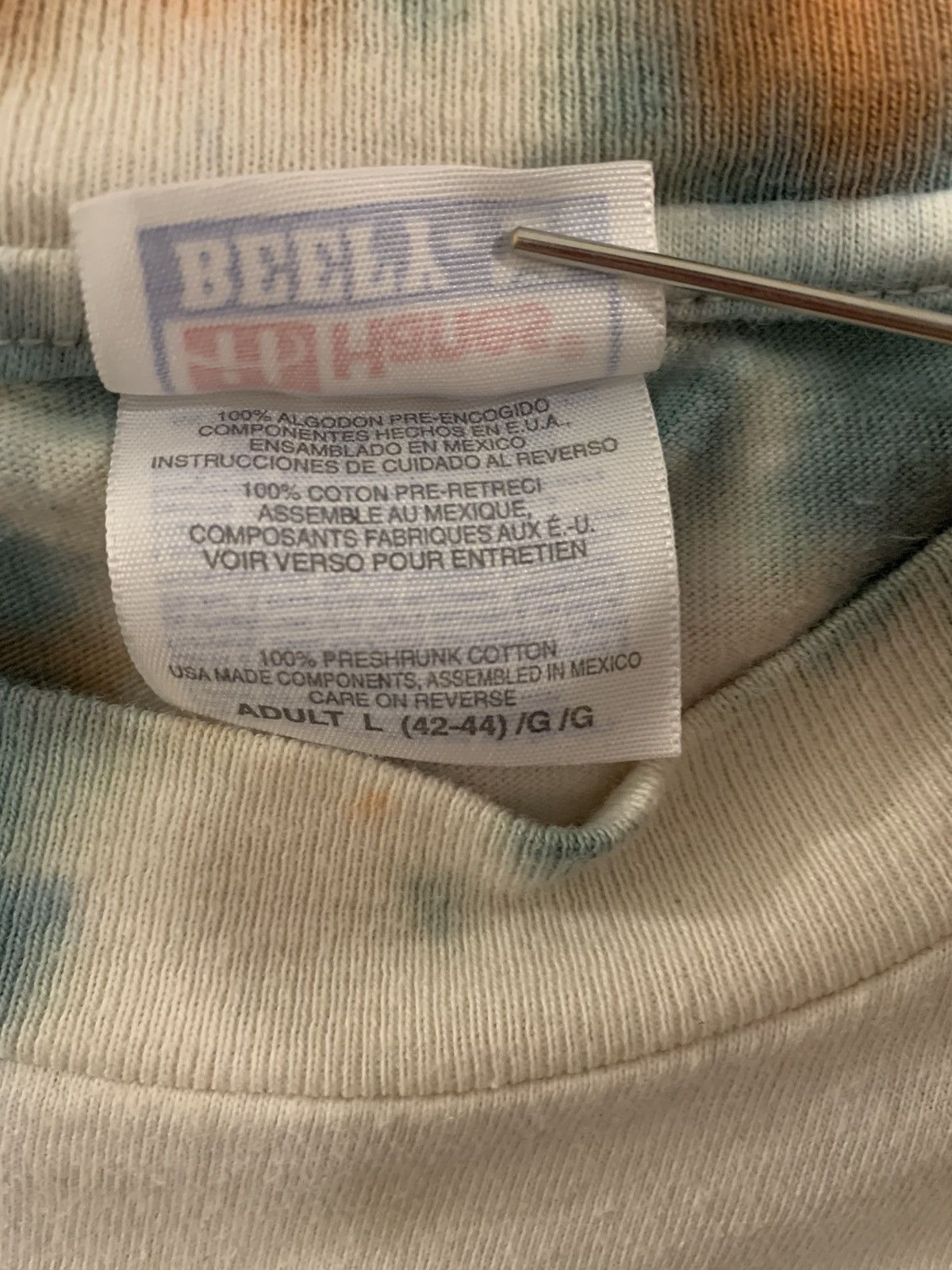 Hanes 90s hanes tye dye let us show you how to party tee Size US L / EU 52-54 / 3 - 6 Thumbnail