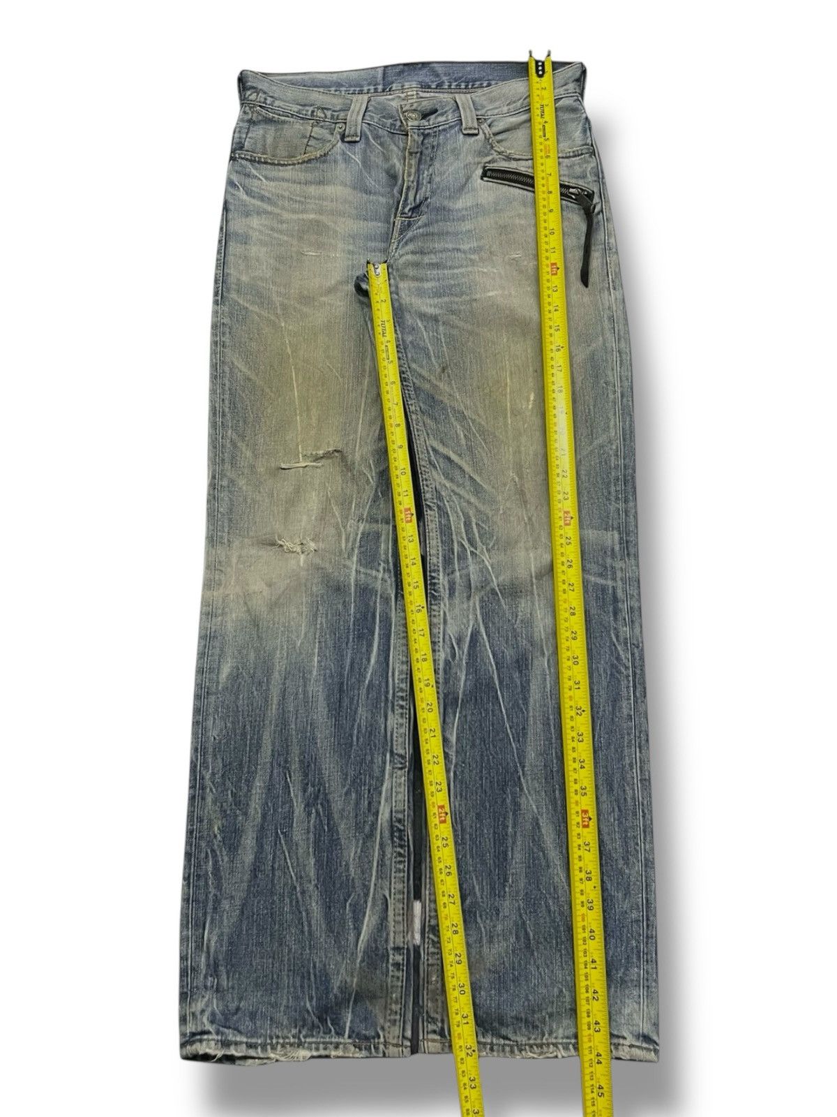 Levi's Vintage 00s Levi’s 502 Y2K Japanese Market Denim - W35 Size US 35 - 17 Thumbnail