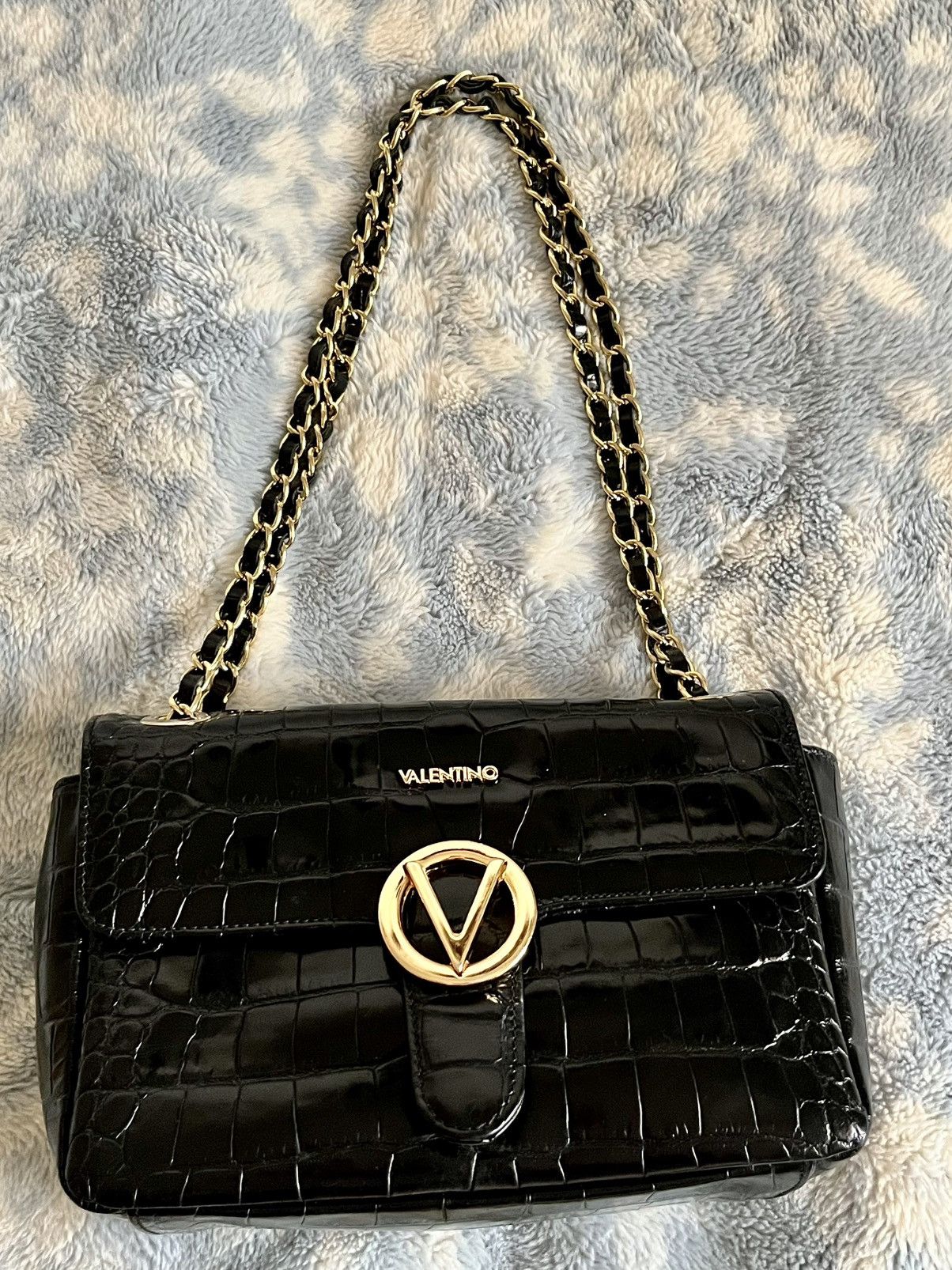 Valentino Valentino By Mario Poisson Crocodile Leather Crossbody Bag Size ONE SIZE - 4 Thumbnail