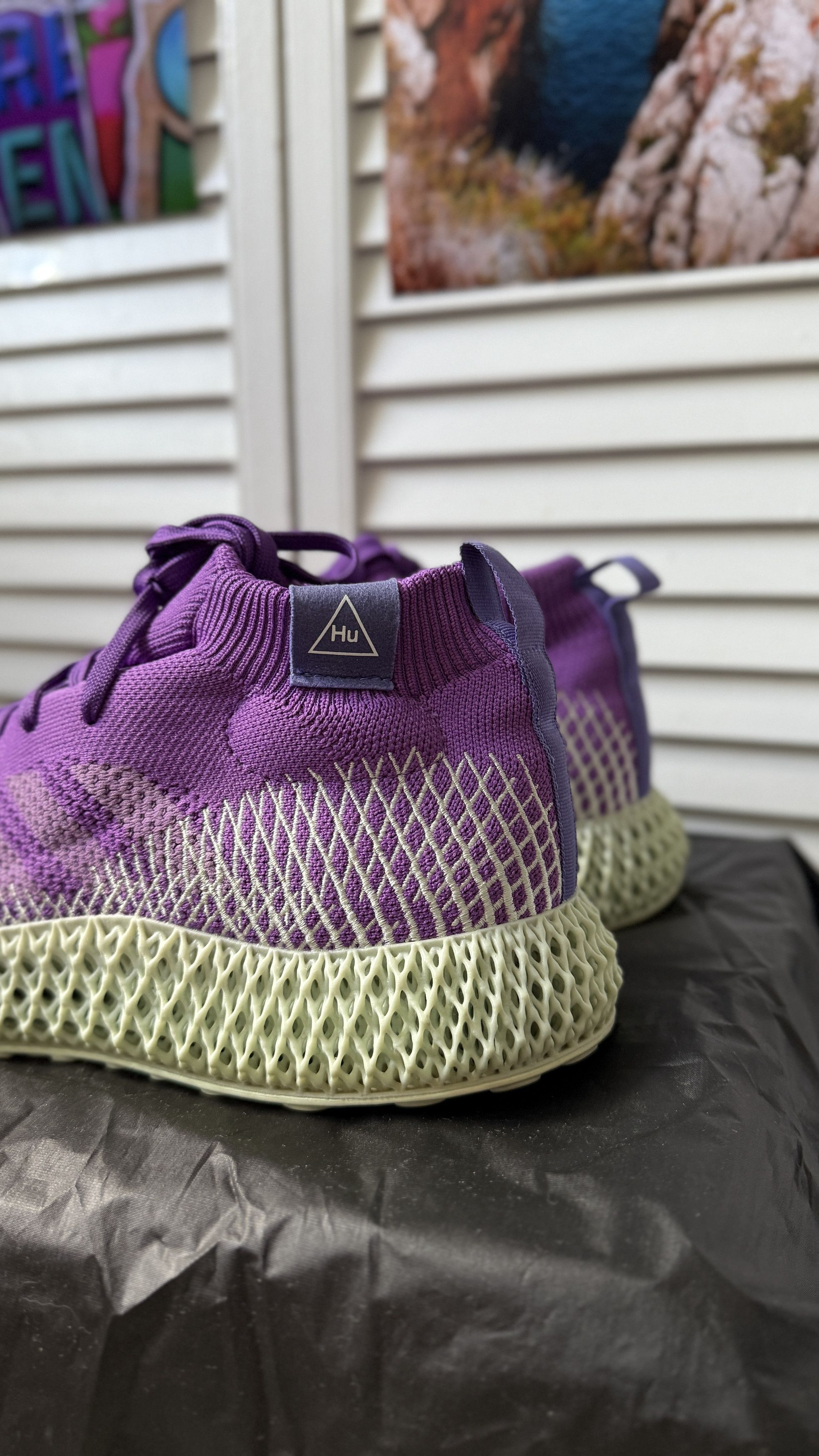 Adidas × Human Made 4D Runner 'Active Purple' Size US 12 / EU 45 - 2 Thumbnail