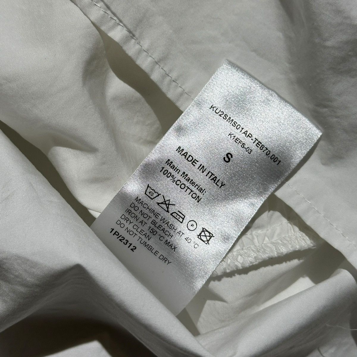 Kusikohc Pleated runched button down Size US S / EU 44-46 / 1 - 11 Thumbnail
