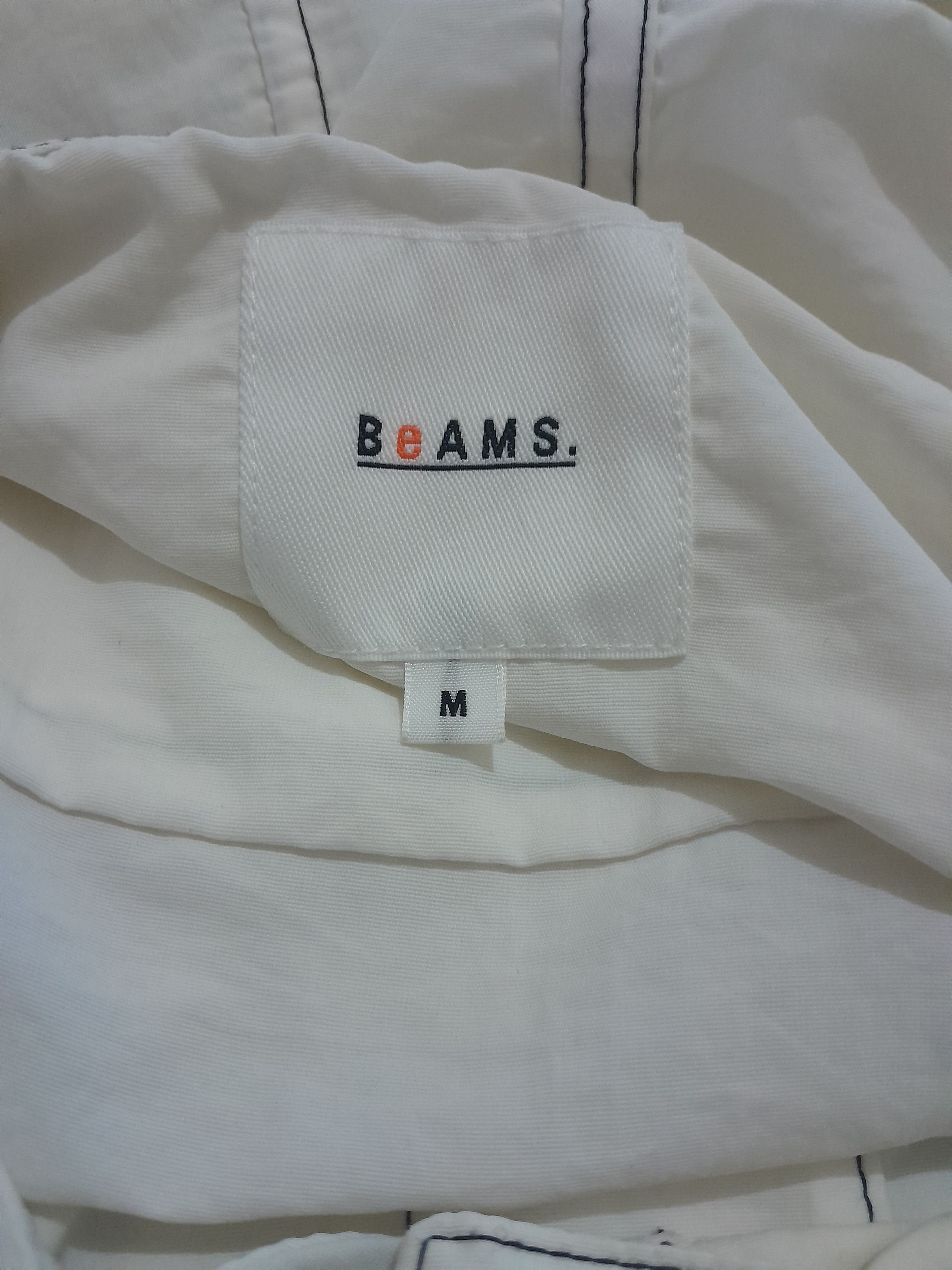 Beams Japan Beams double big pocket sst contrast stitching nylon jacket Size US M / EU 48-50 / 2 - 5 Thumbnail