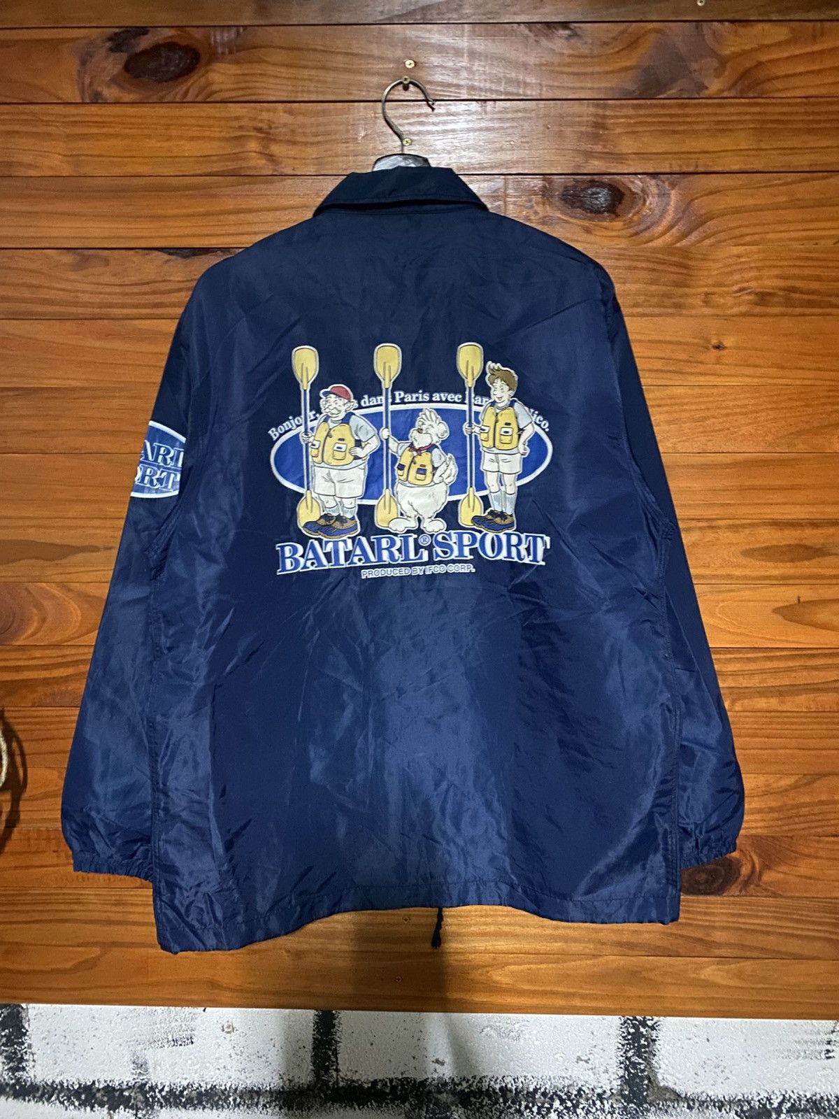 Japanese Brand Vintage Zero One Batari Sport Nylon Coach Jacket – Navy Blue Size US M / EU 48-50 / 2 - 3 Thumbnail