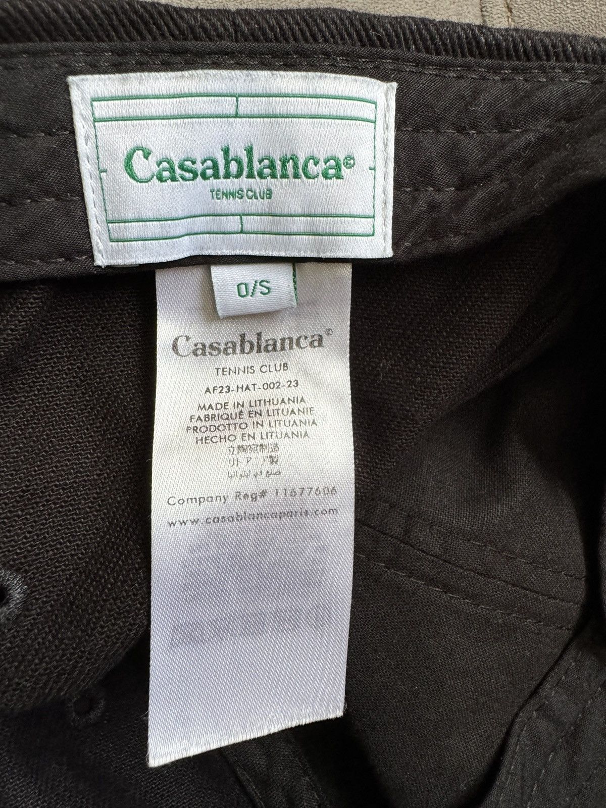 Casablanca CASABLANCA cap hat sizes in photos by tape measure Size ONE SIZE - 8 Thumbnail