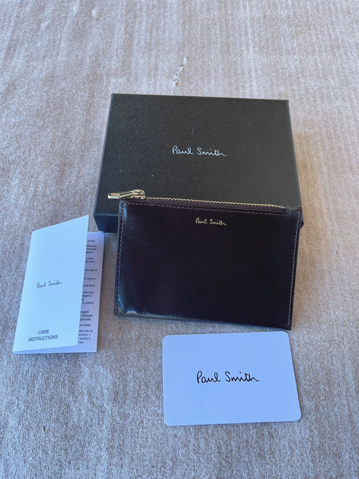Double-sided card slot bag