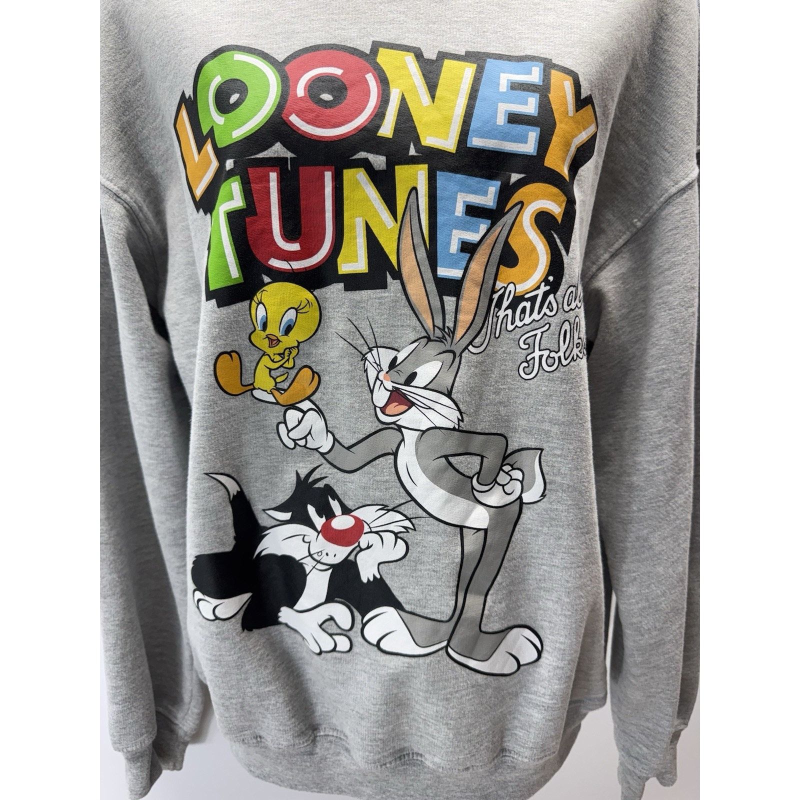Other Looney Tunes Sweatshirt Bugs Tweety Sylvester Juniors Size L Size L / US 10 / IT 46 - 2 Thumbnail