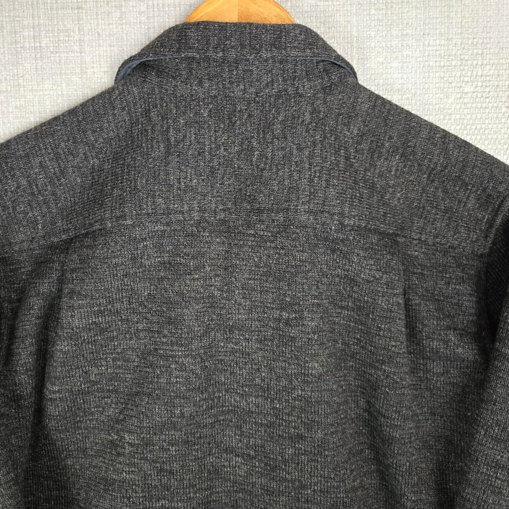 Vintage EDGEVALE Mens Shacket OverShirt Button Front Gray Wool Blend Made in USA Medium Shirt Mens Size US M / EU 48-50 / 2 - 5 Thumbnail