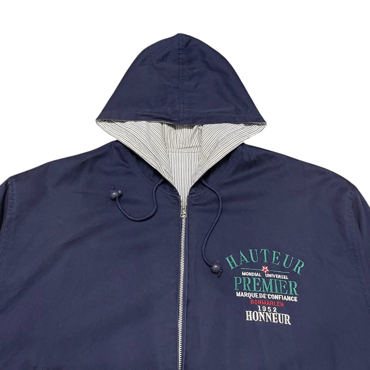 Japanese Brand Vintage Bon Marlen Hooded Zipper Jacket Size US XL / EU 56 / 4 - 2 Thumbnail