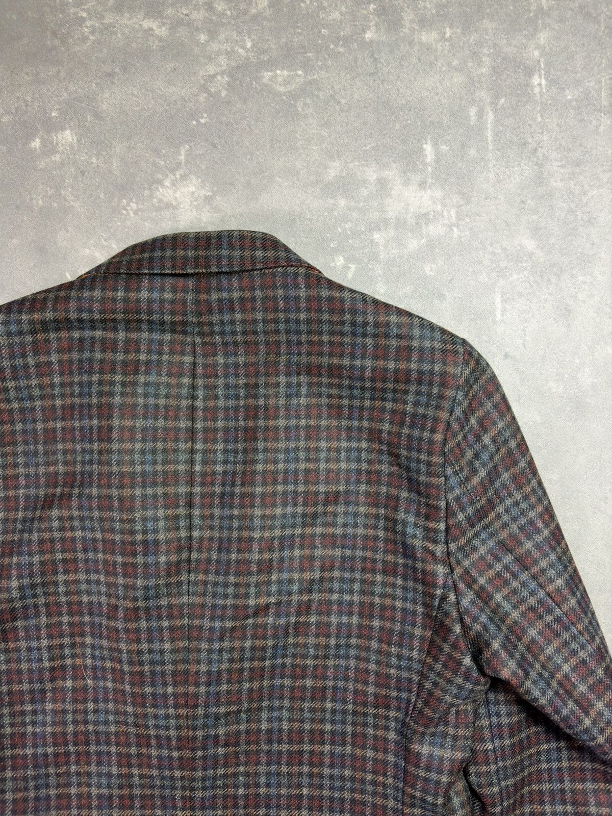 Etro Etro Tweed Wool Silk Lining Plaid Sport Blazer Jacket 50 Size 50R - 16 Thumbnail
