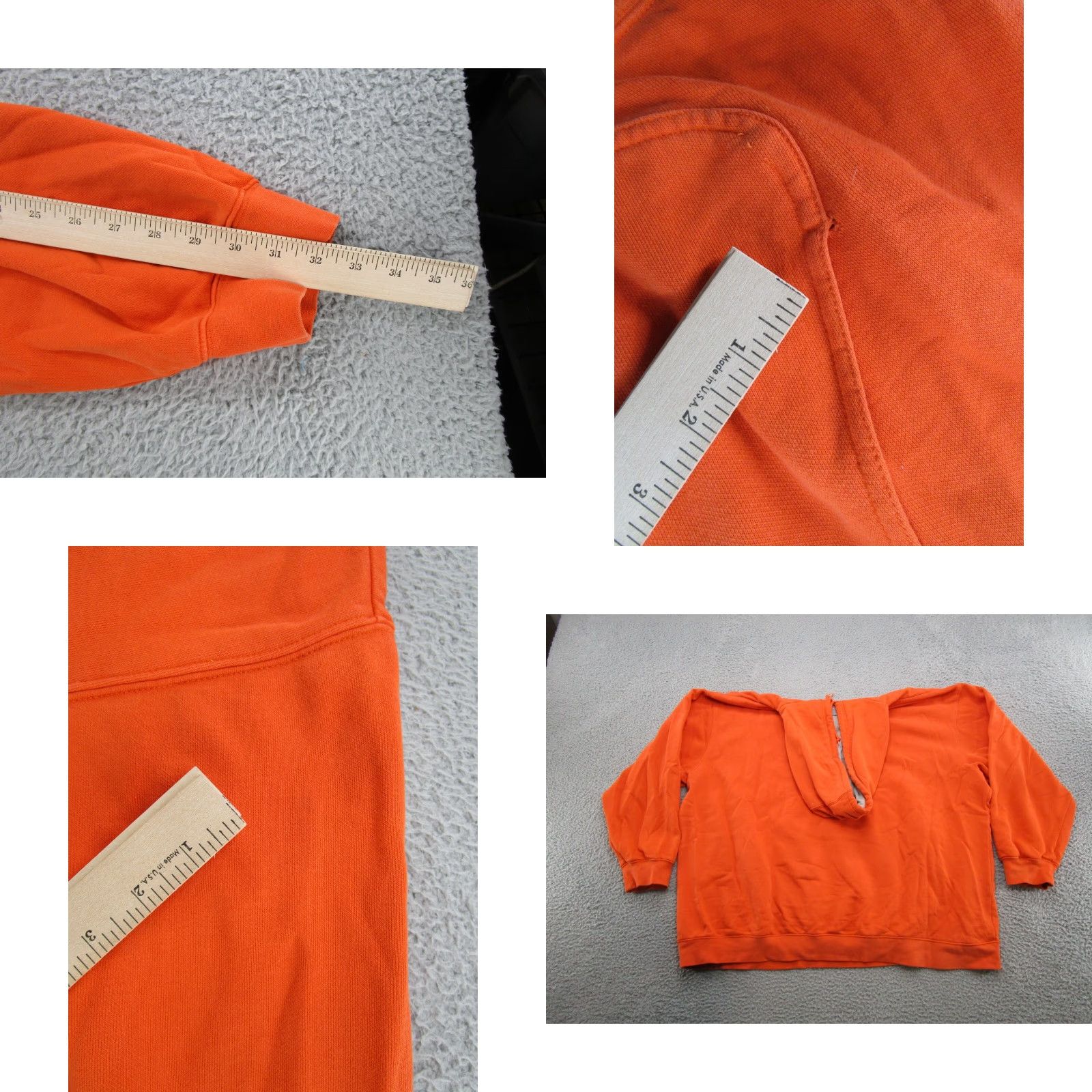 Nike VINTAGE Nike Spell Out Hoodie Swoosh Sweatshirt Orange Men's 3XL Read Size US XXL / EU 58 / 5 - 8 Thumbnail