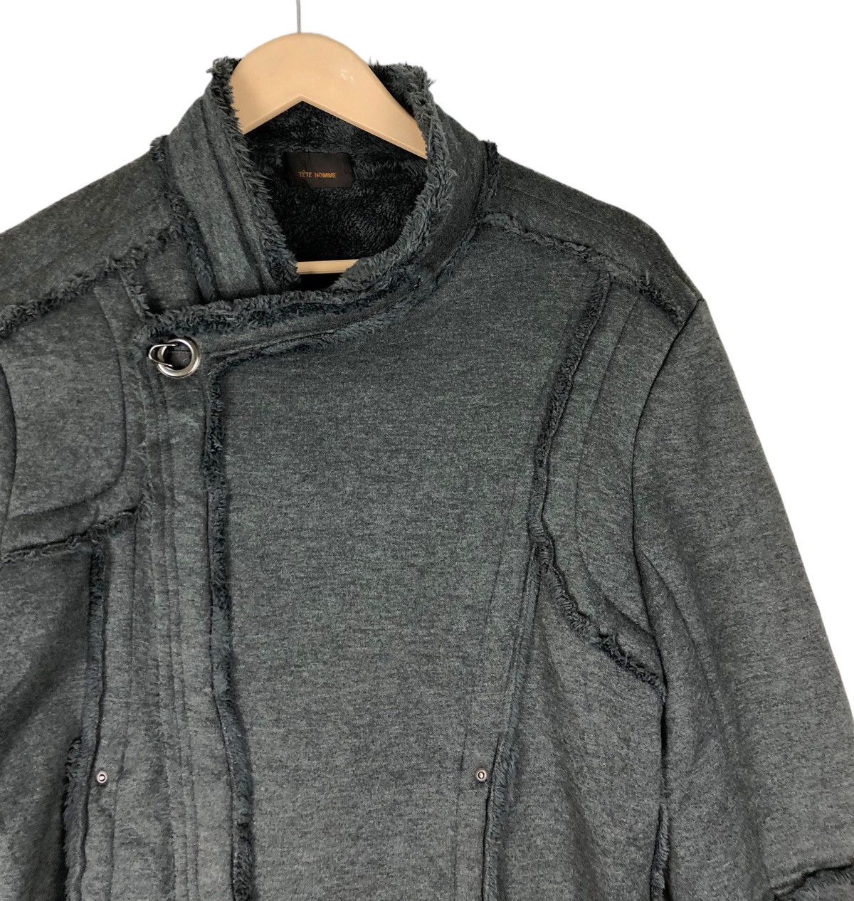 Issey Miyake Tete Homme Velvet Fleece Jacket Size US S / EU 44-46 / 1 - 7 Thumbnail