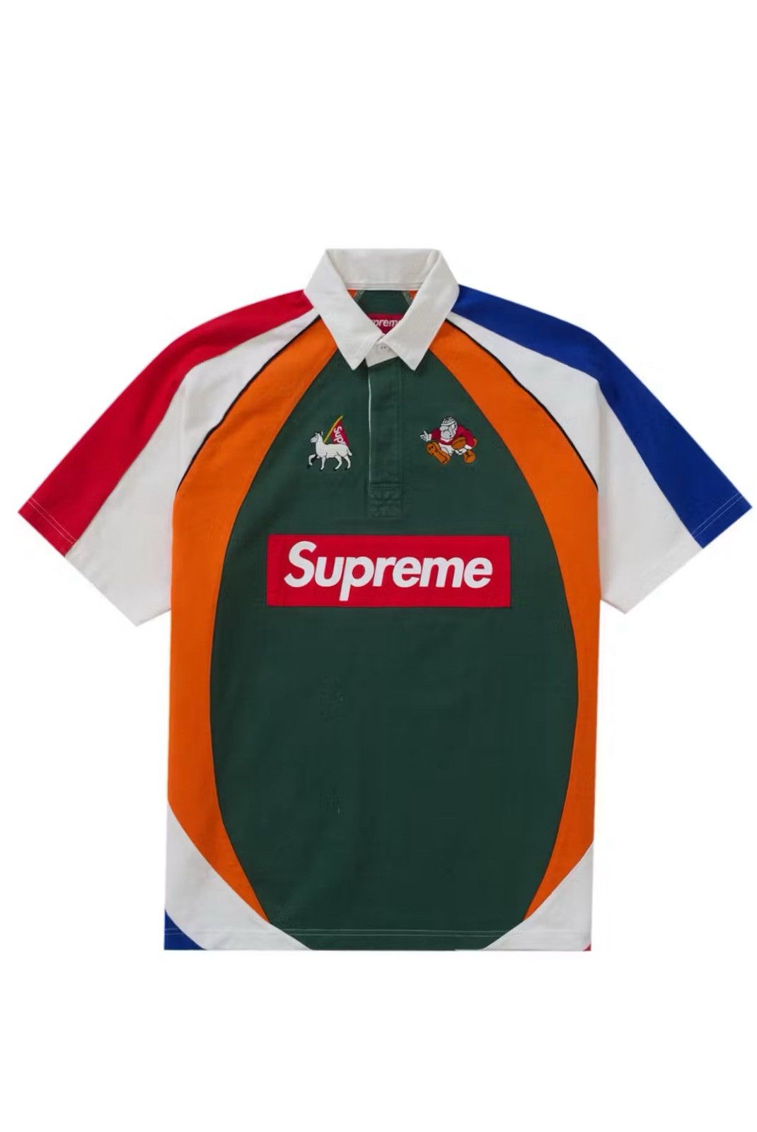 Supreme SS24 Supreme S/S rugby jersey (XXL) Size US XXL / EU 58 / 5 - 2 Thumbnail
