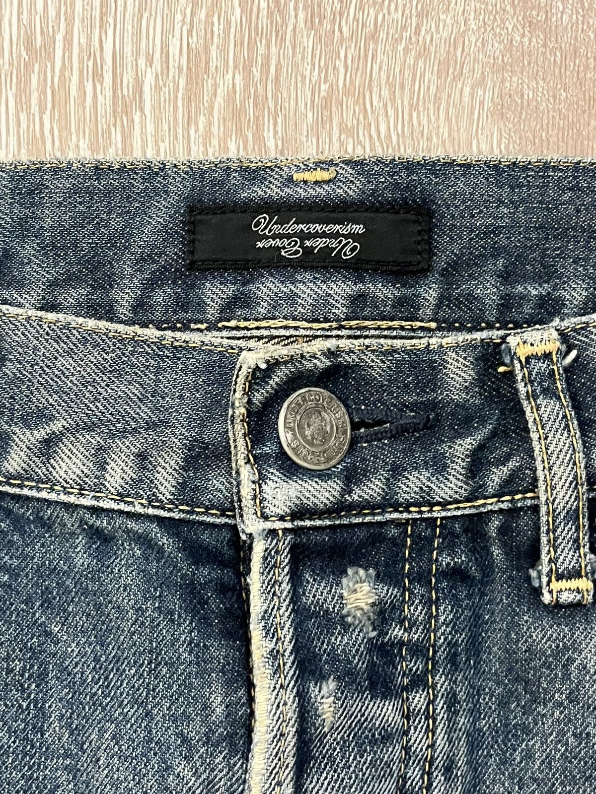 Undercover SS10 Navy Yarn 68 Denim Jeans Size US 30 / EU 46 - 6 Thumbnail