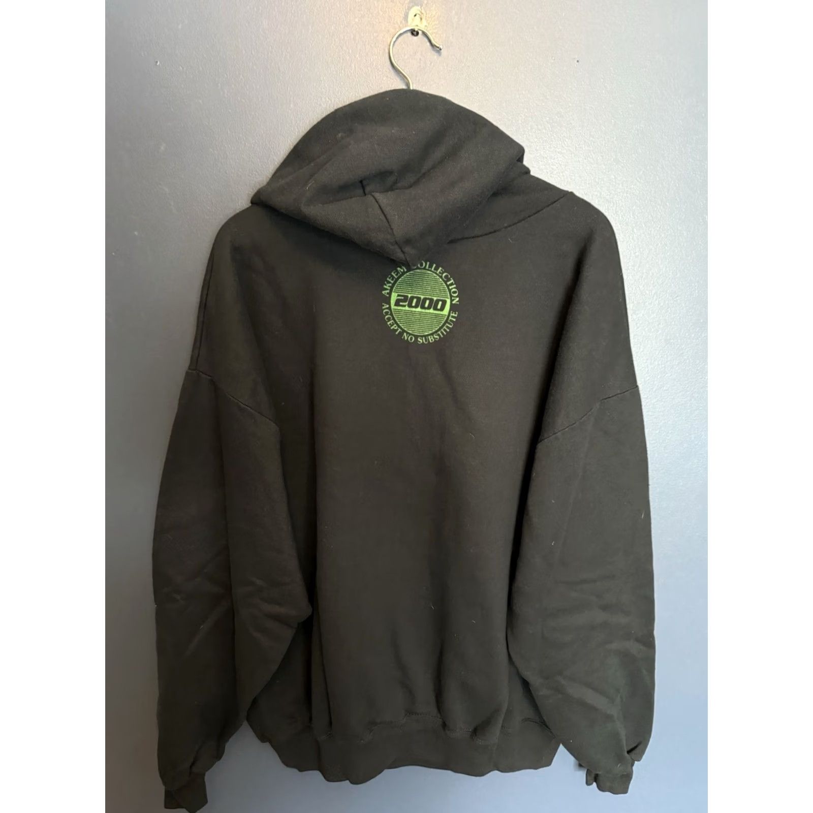 Jerzees VINTAGE Miles Ahead 90s Black Jerzees Hoodie Men 2XL Pullover Jerzees 2XL Mens Size US XXL / EU 58 / 5 - 5 Thumbnail