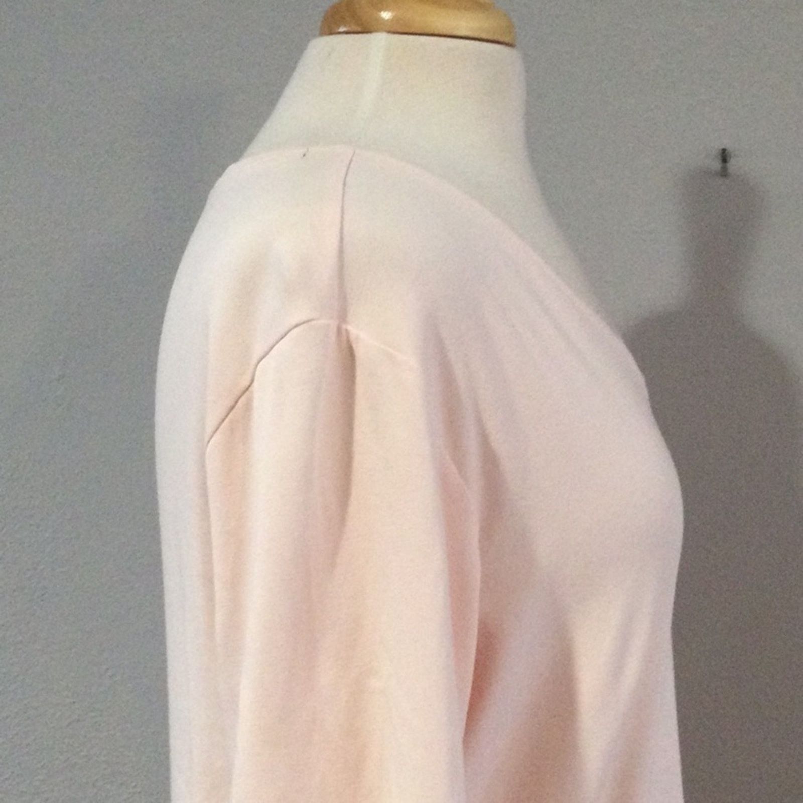 Chicos Chico's Pale Pink V-Neck 3/4 Sleeve Top Size 2/L/12 Size M / US 6-8 / IT 42-44 - 5 Thumbnail